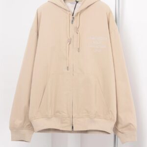 「#2240」Dior monogram embroidered zip-up hooded jacket
