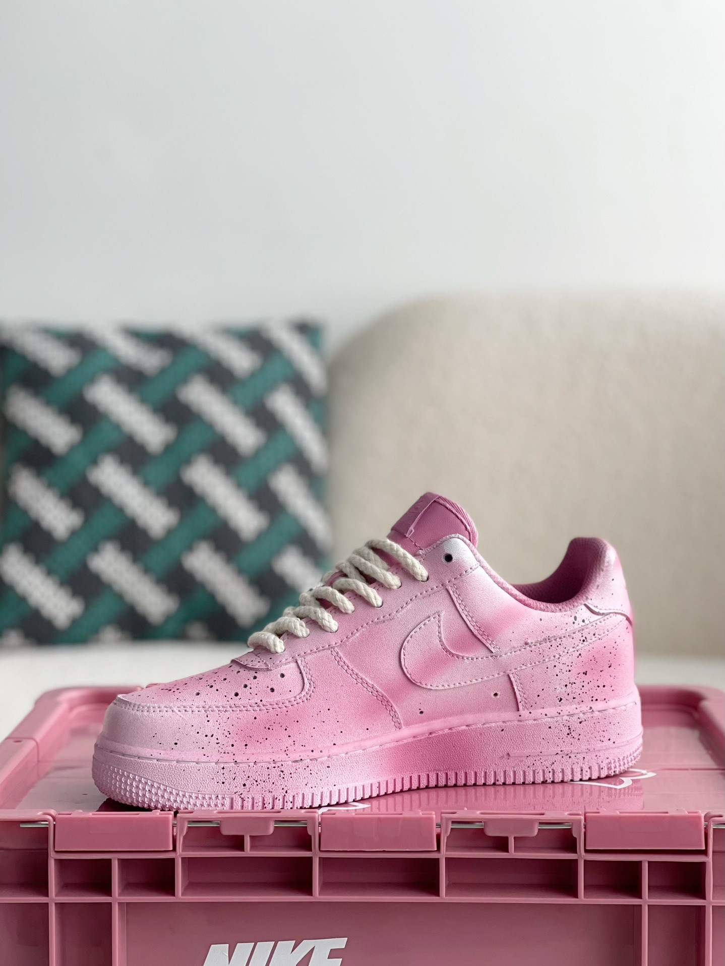 「#2286」Chrome Hearts x Nike Air Force 1 sneakers - Image 4