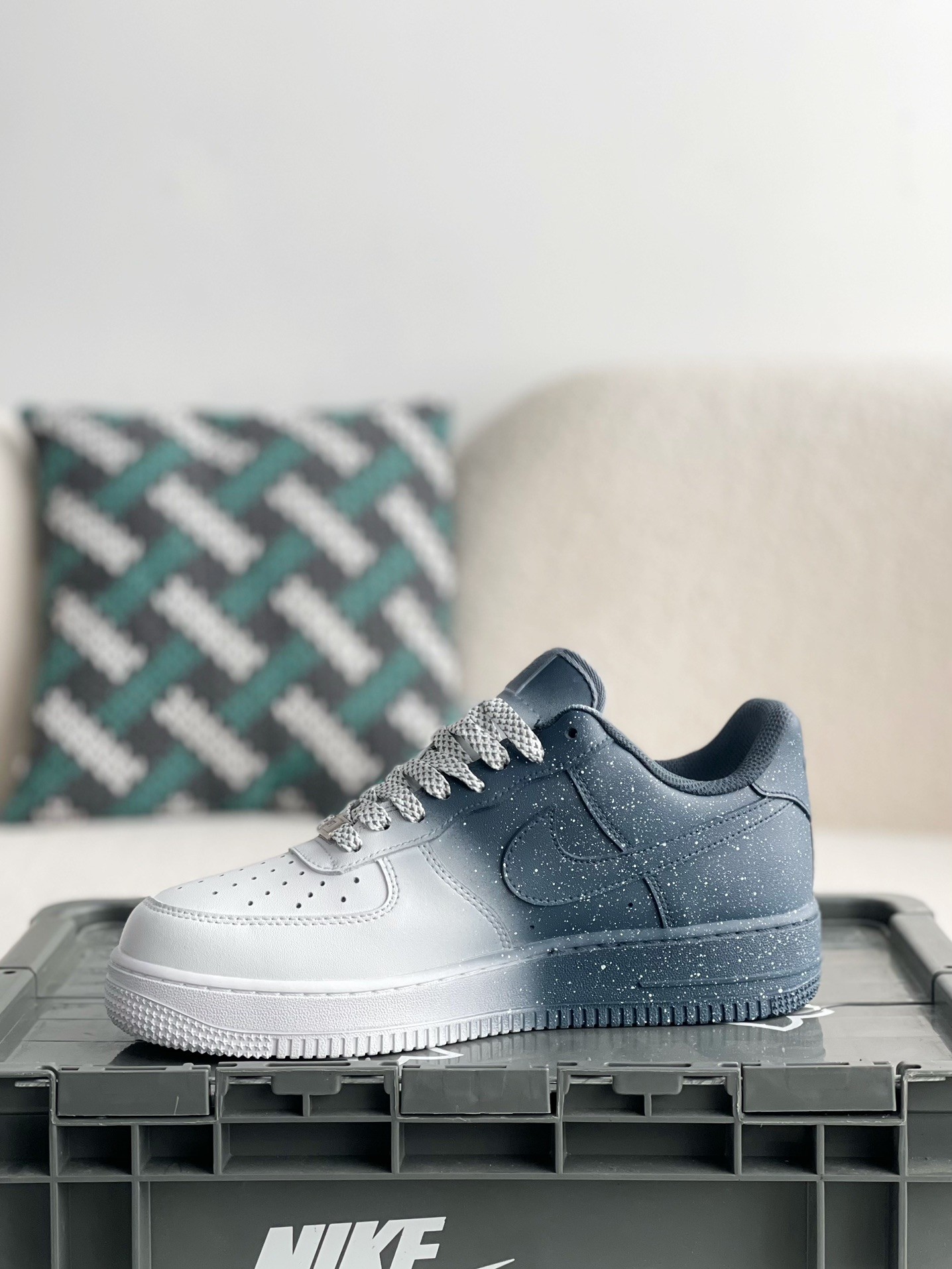 「#2291」Chrome Hearts x Nike Air Force 1 sneakers - Image 4