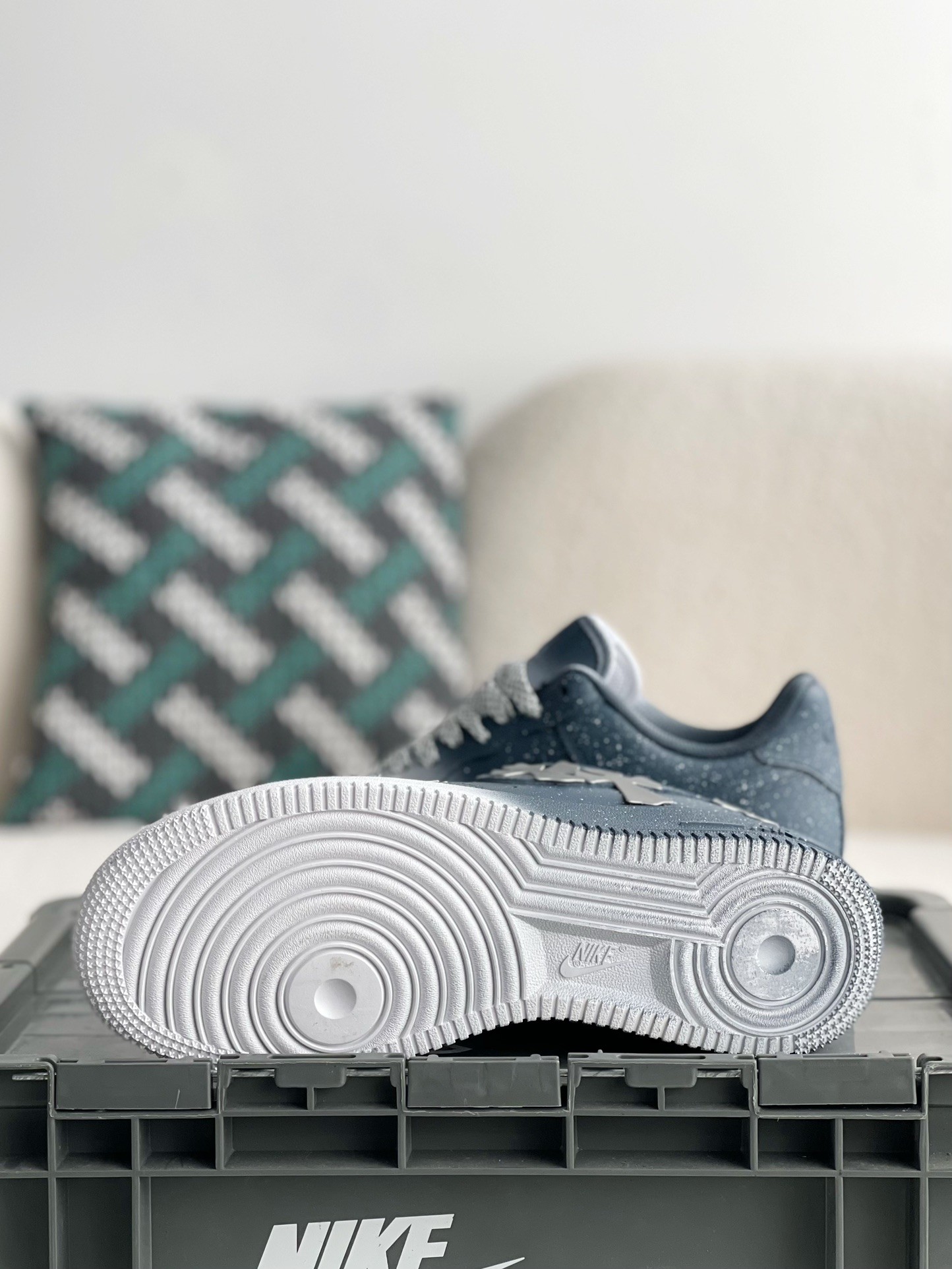 「#2291」Chrome Hearts x Nike Air Force 1 sneakers - Image 5