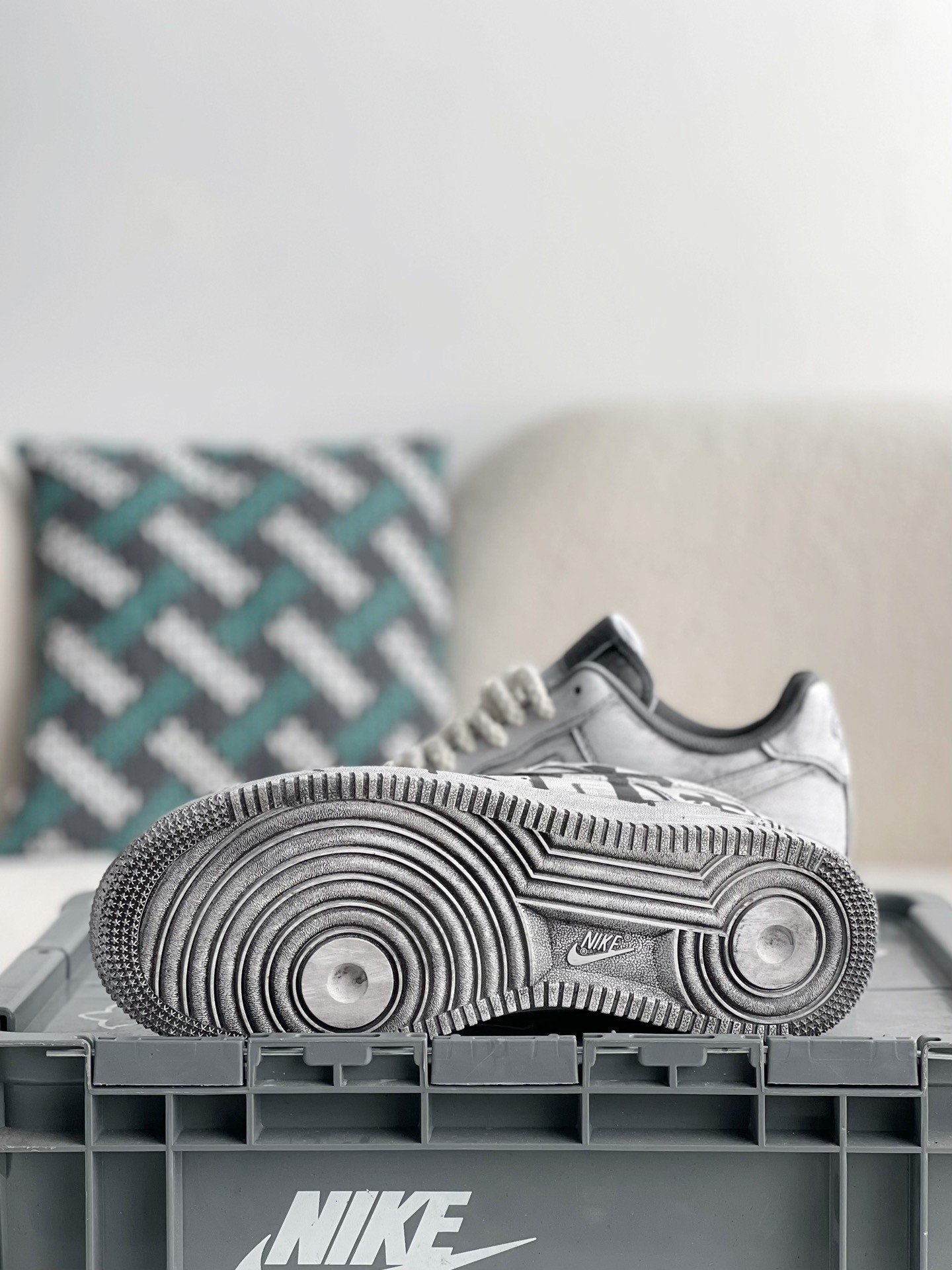 「#2294」Chrome Hearts x Nike Air Force 1 sneakers - Image 5