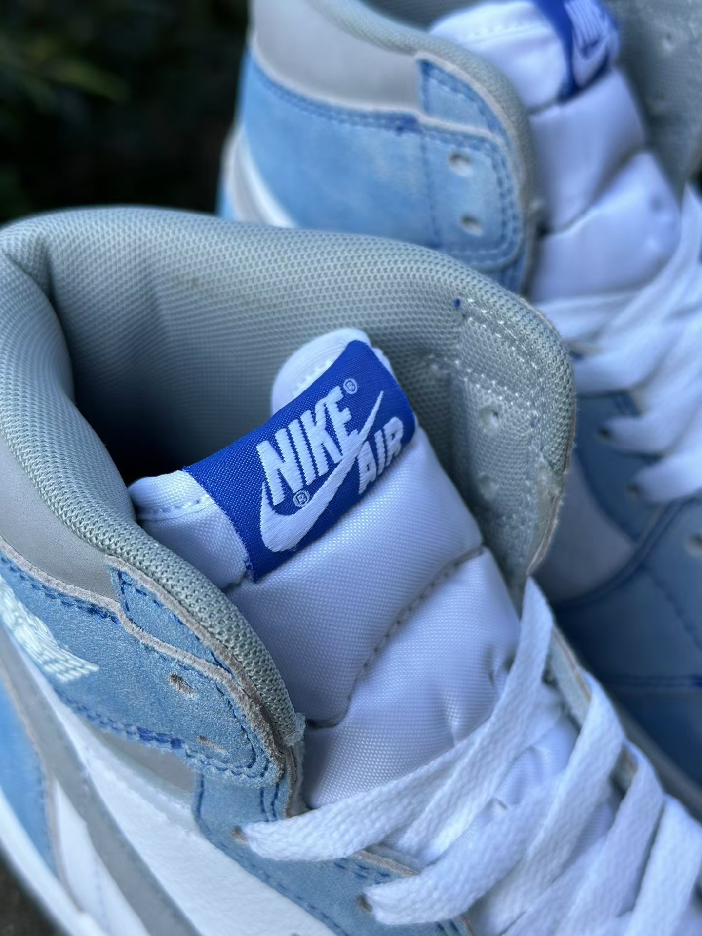 「#2328」Air Jordan 1 Retro High Hyper Royal Smoke Grey - Image 6