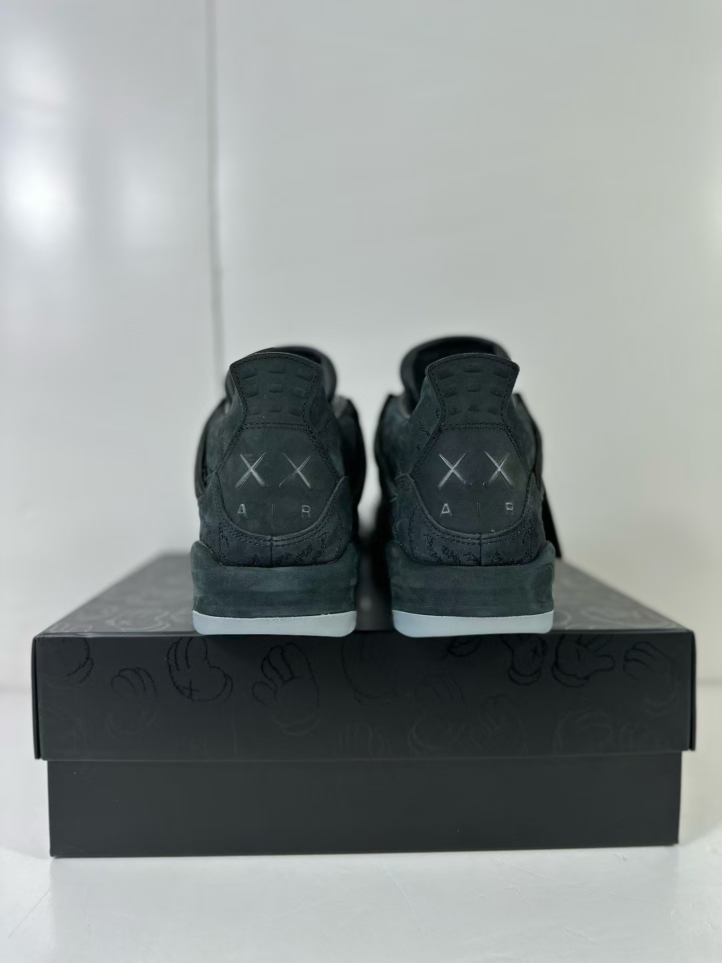 「#2330」Jordan Air Jordan 4 retro kaws suede lightweight wear-resistant non-slip mid-top - Image 3