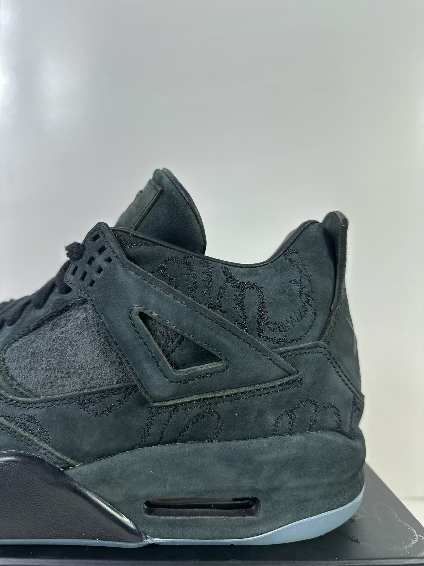 「#2330」Jordan Air Jordan 4 retro kaws suede lightweight wear-resistant non-slip mid-top - Image 6
