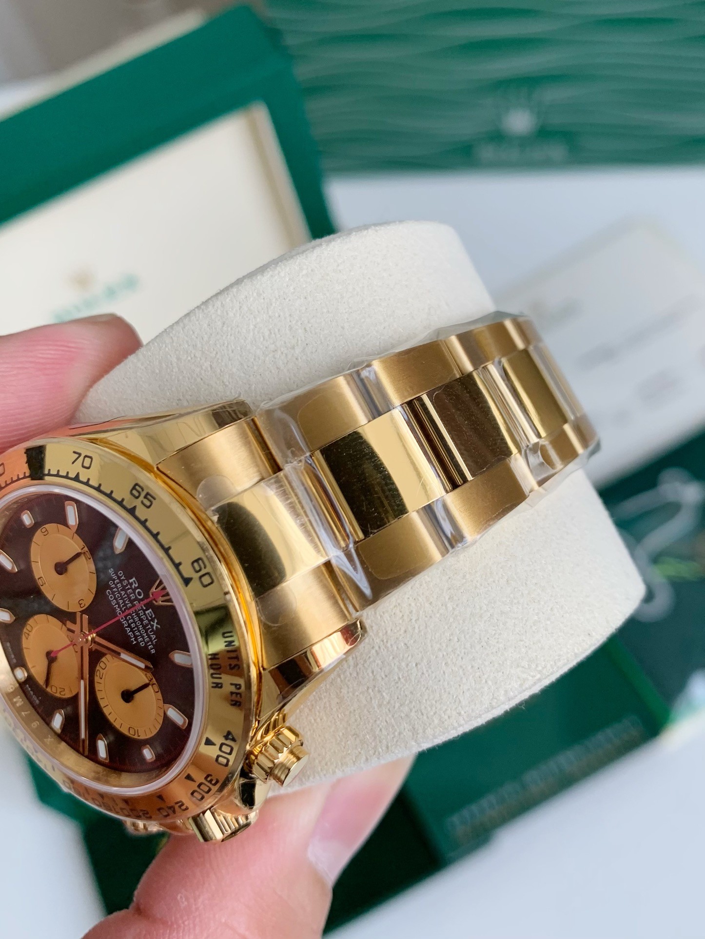 「#981」Rolex Cosmograph Daytona All Gold Series Men's Watch - Image 5