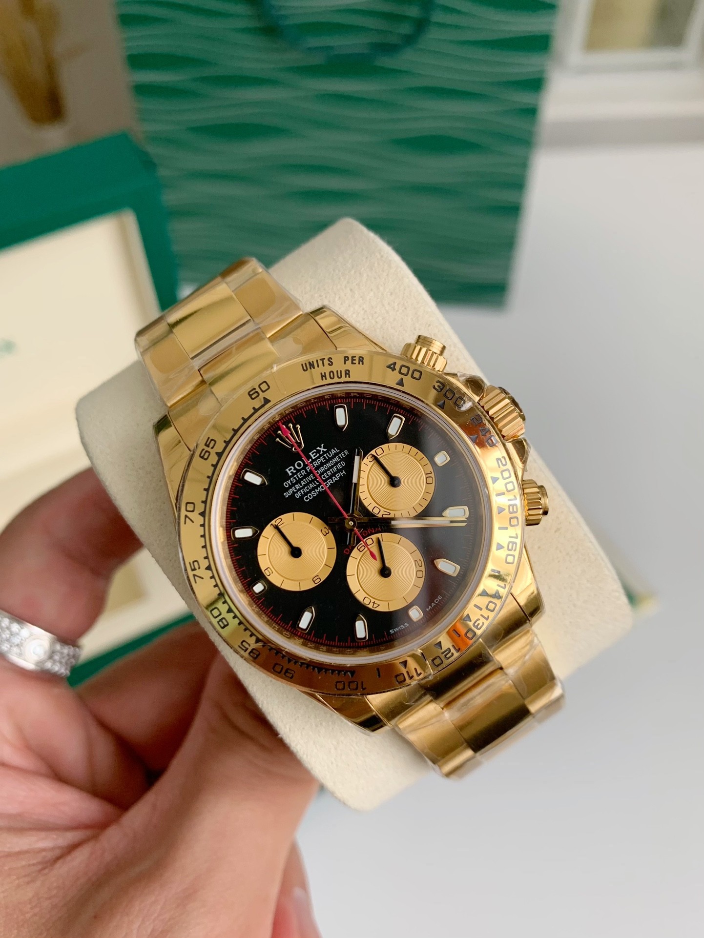 「#981」Rolex Cosmograph Daytona All Gold Series Men's Watch - Image 2