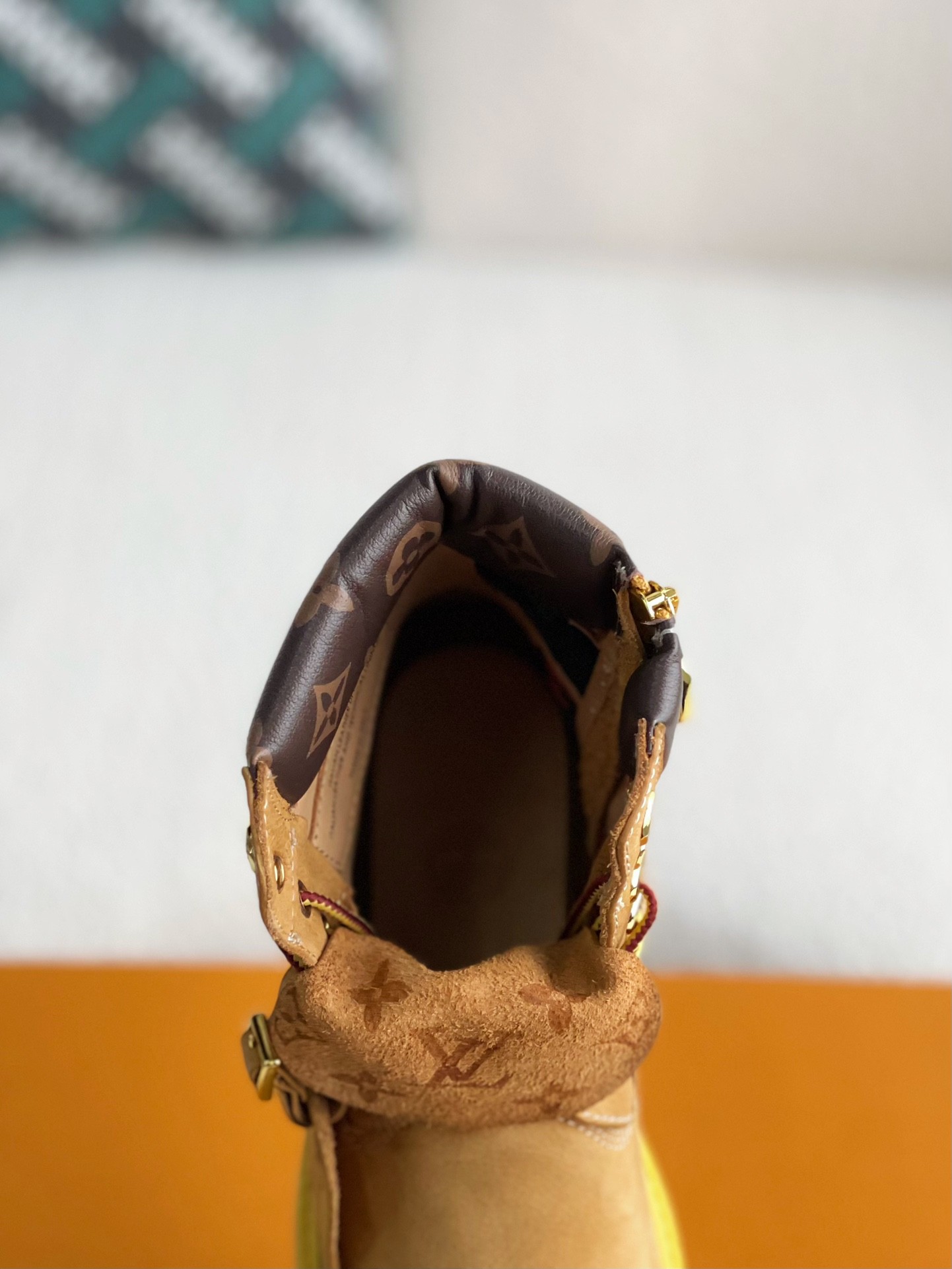 「#2425」louis vuitton & timberland Martin boots - Image 10