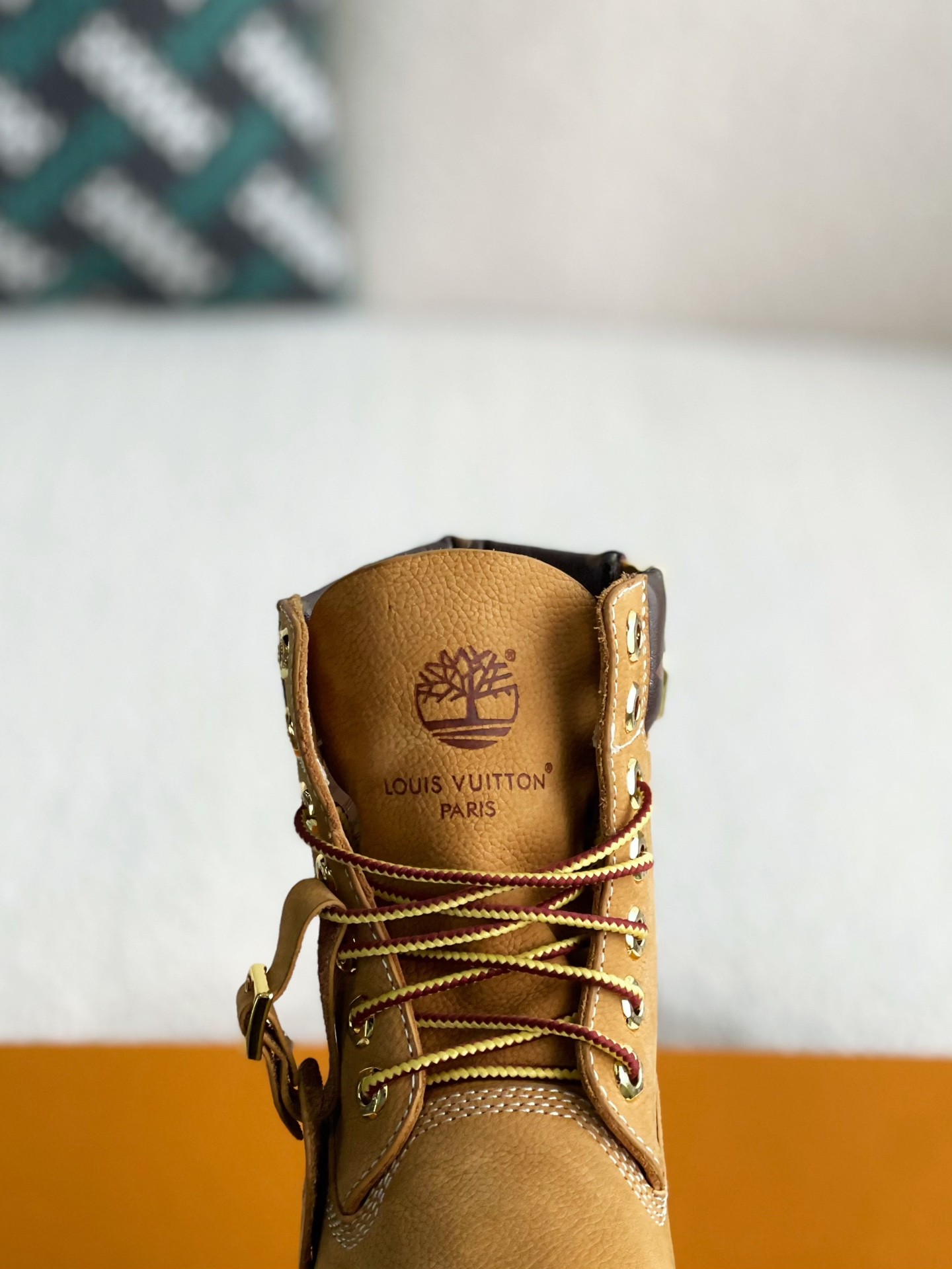 「#2425」louis vuitton & timberland Martin boots - Image 9