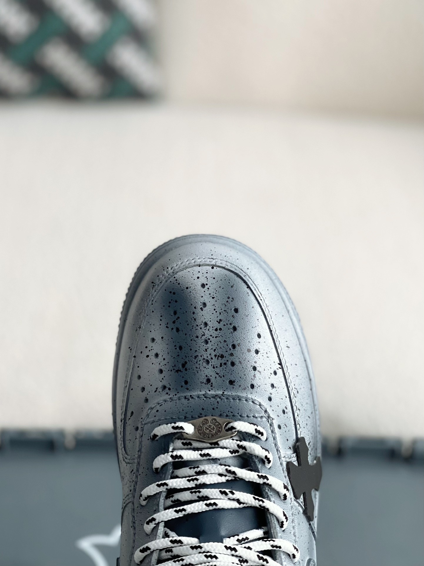 「#2289」Chrome Hearts x Nike Air Force 1 sneakers - Image 8