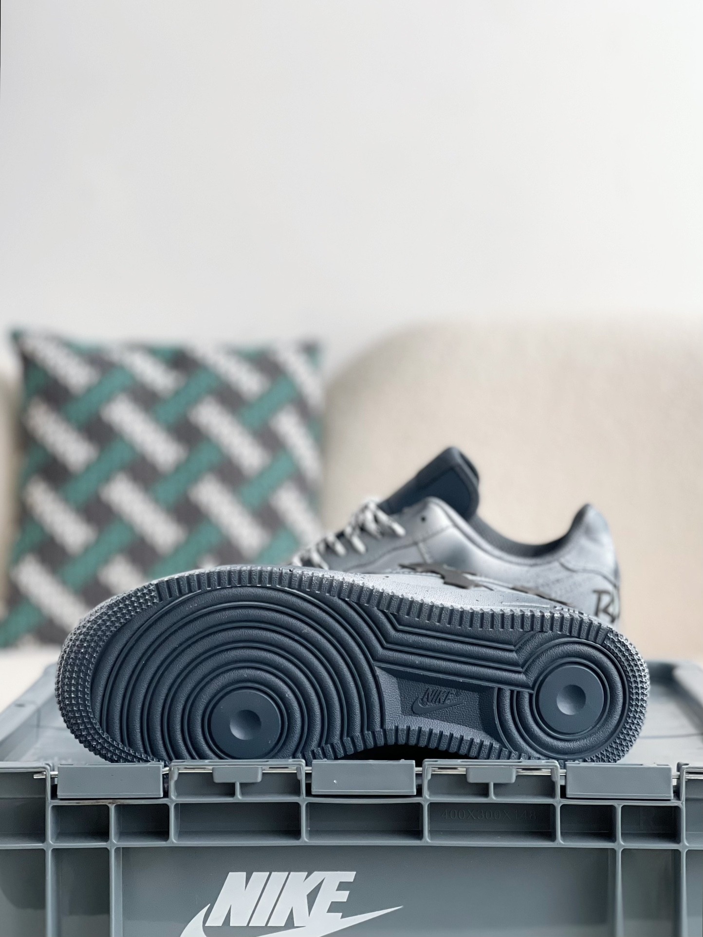 「#2289」Chrome Hearts x Nike Air Force 1 sneakers - Image 5