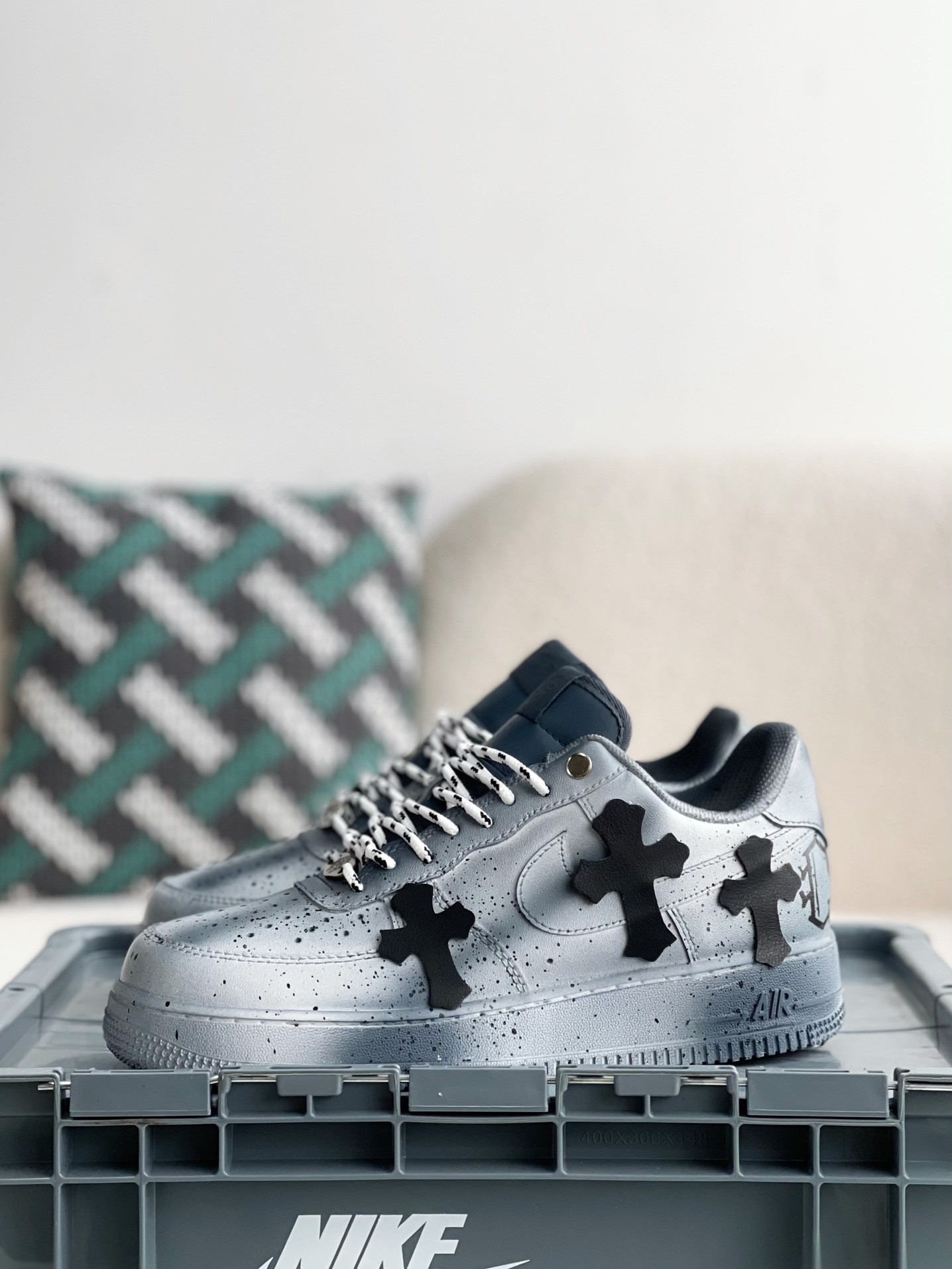 「#2289」Chrome Hearts x Nike Air Force 1 sneakers