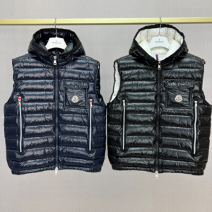 「#2436」Moncler Early Fall Ragot Series Breathable Hooded Vest Jacket