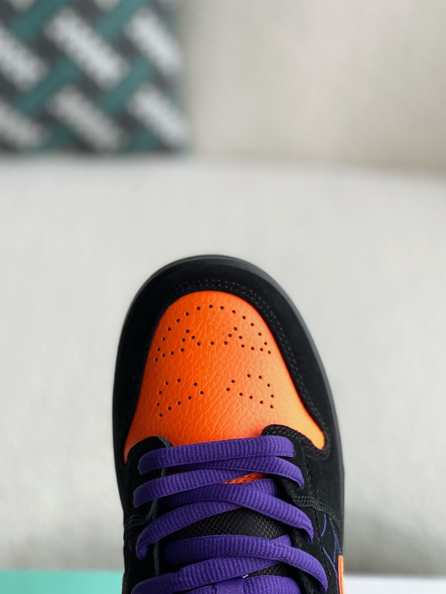 「#2404」Nike Dunk SB "Night of Mischief" Halloween Suede - Image 9
