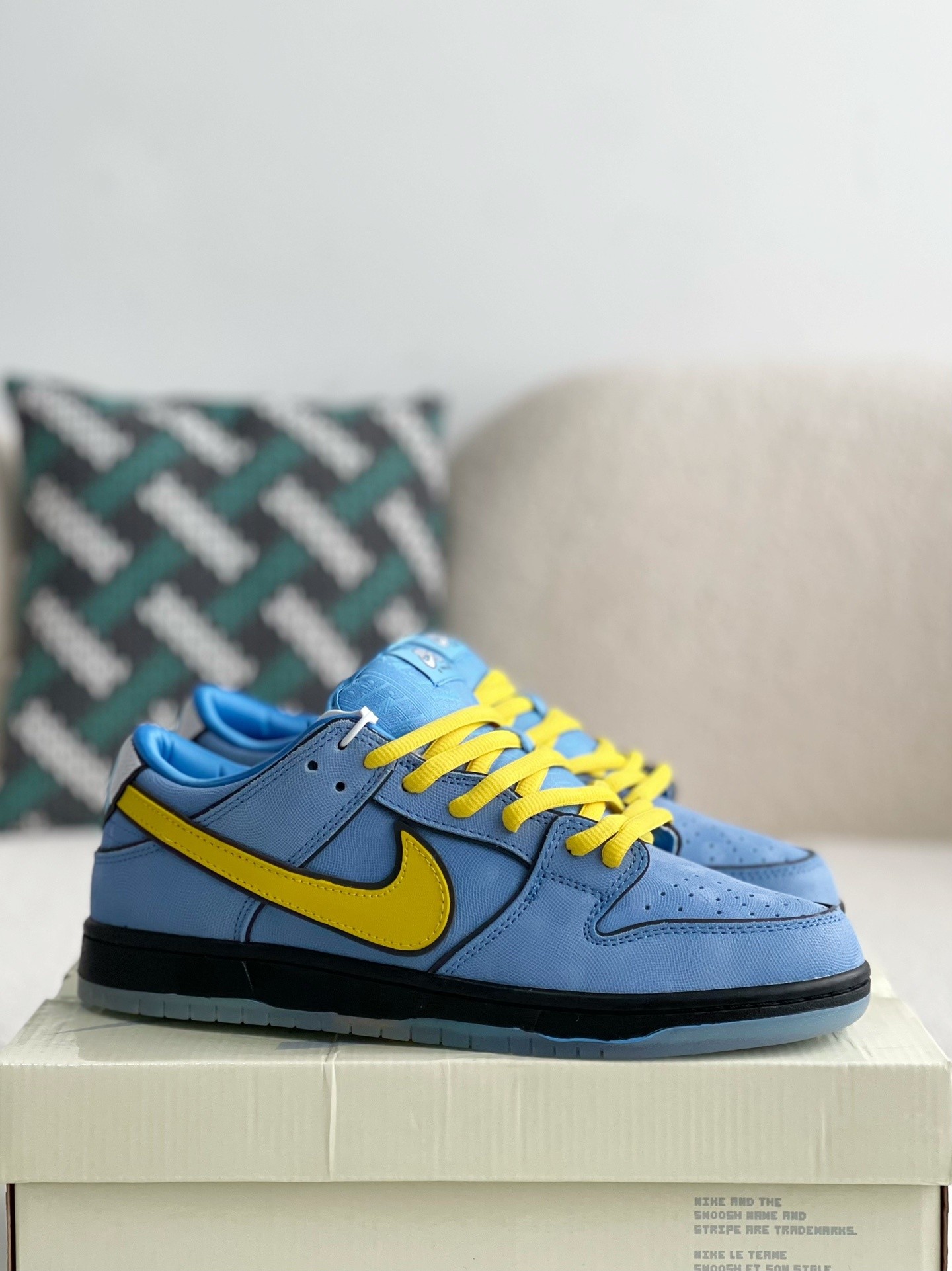 「#2455」Nike Dunk x Powerpuff Girls SB Joint The Powerpuff Girls Casual sneakers - Image 2