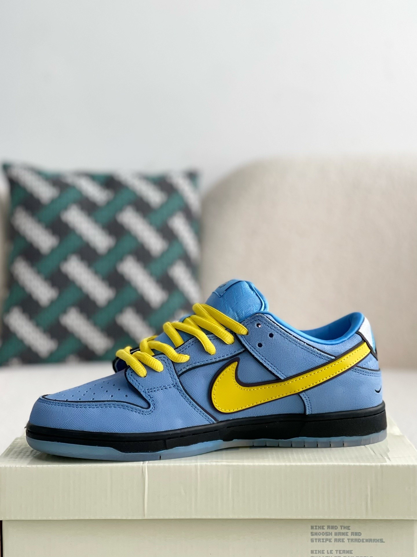 「#2455」Nike Dunk x Powerpuff Girls SB Joint The Powerpuff Girls Casual sneakers - Image 4