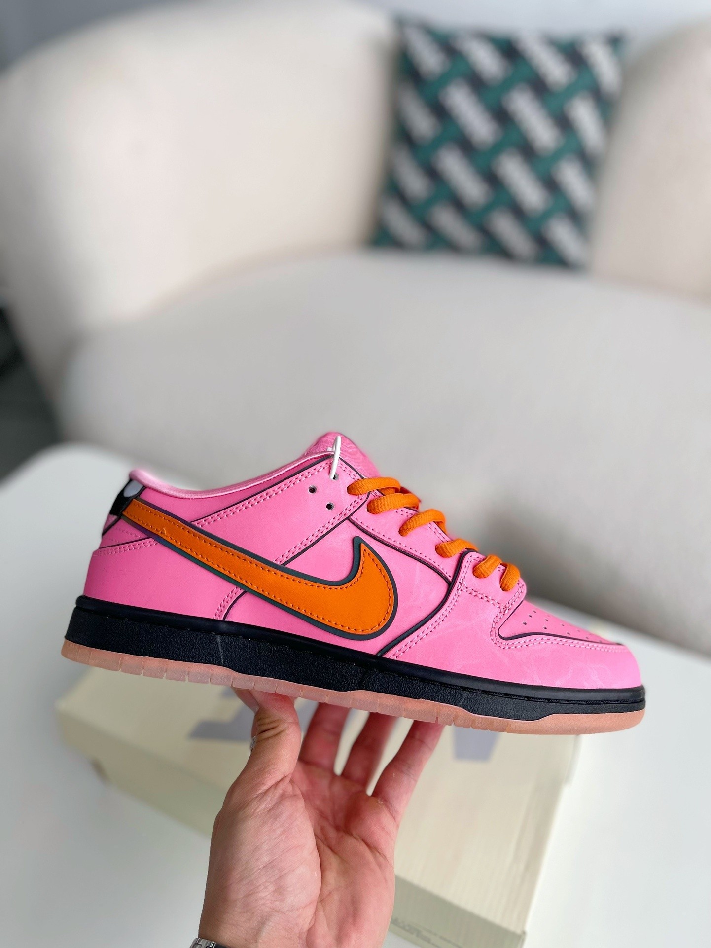 「#2456」Nike Dunk x Powerpuff Girls SB Joint The Powerpuff Girls Casual sneakers - Image 6