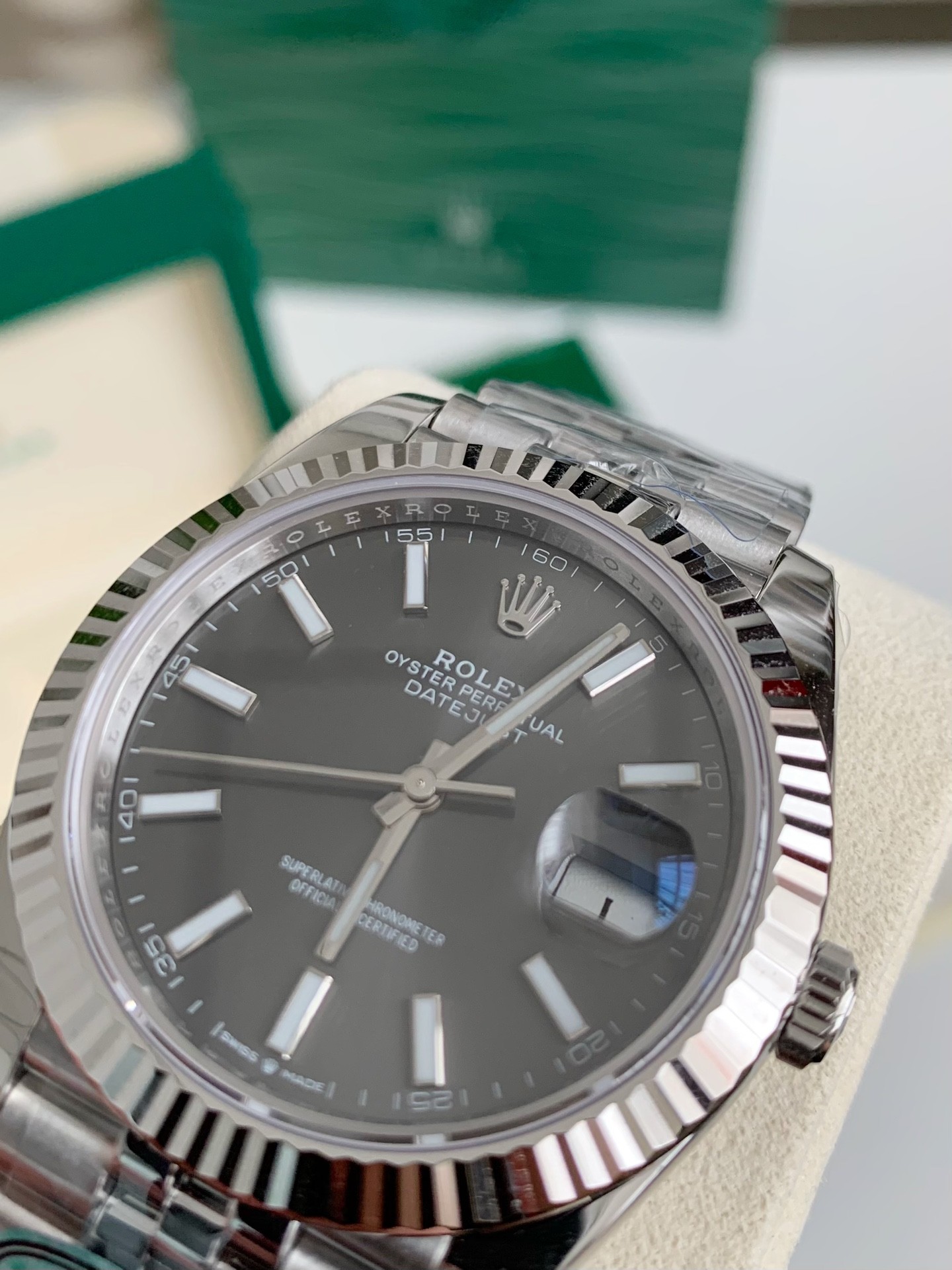 「#1281」Rolex RE Log Men's Watch 41mm - Image 3
