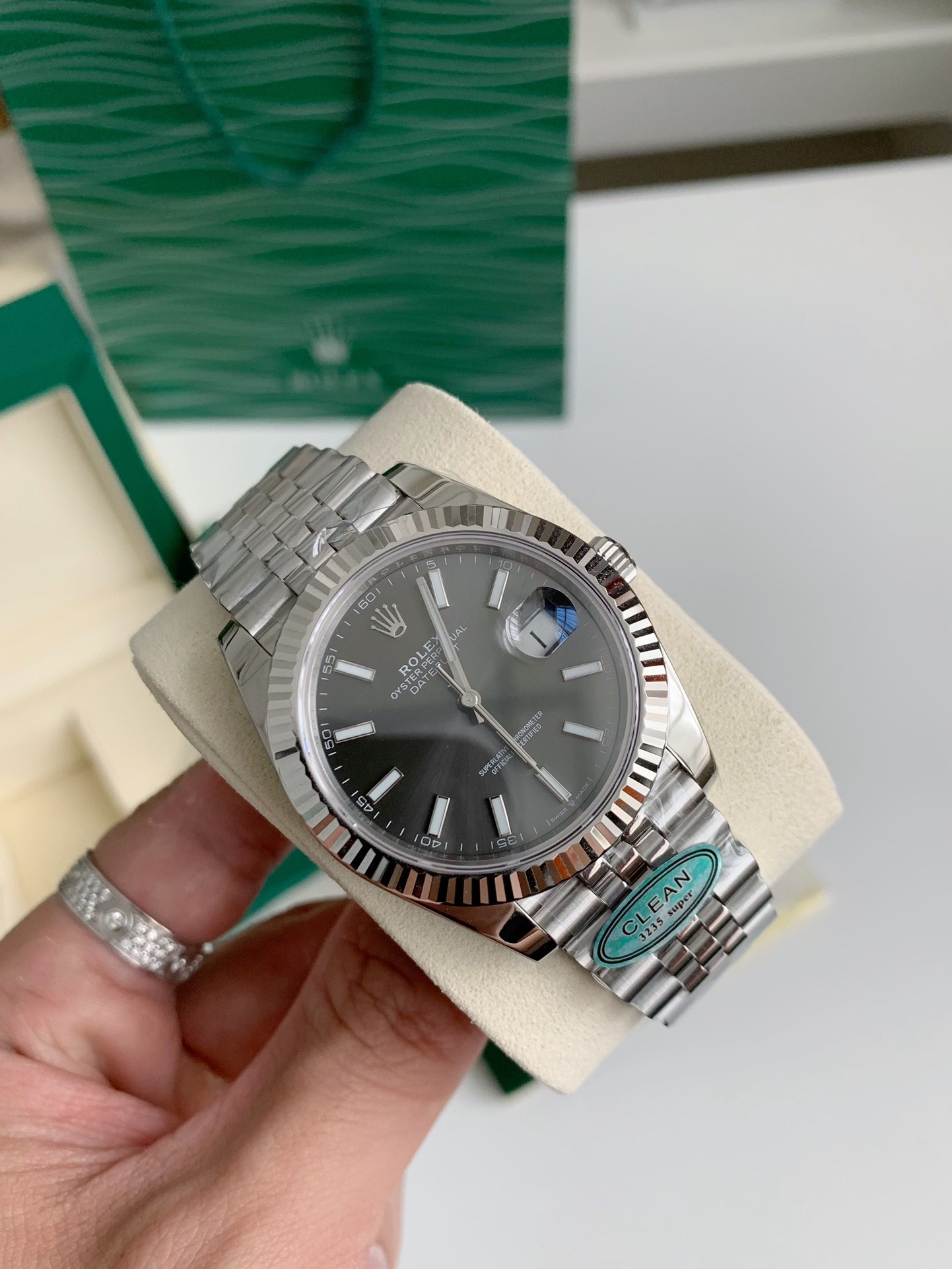 「#1281」Rolex RE Log Men's Watch 41mm - Image 2