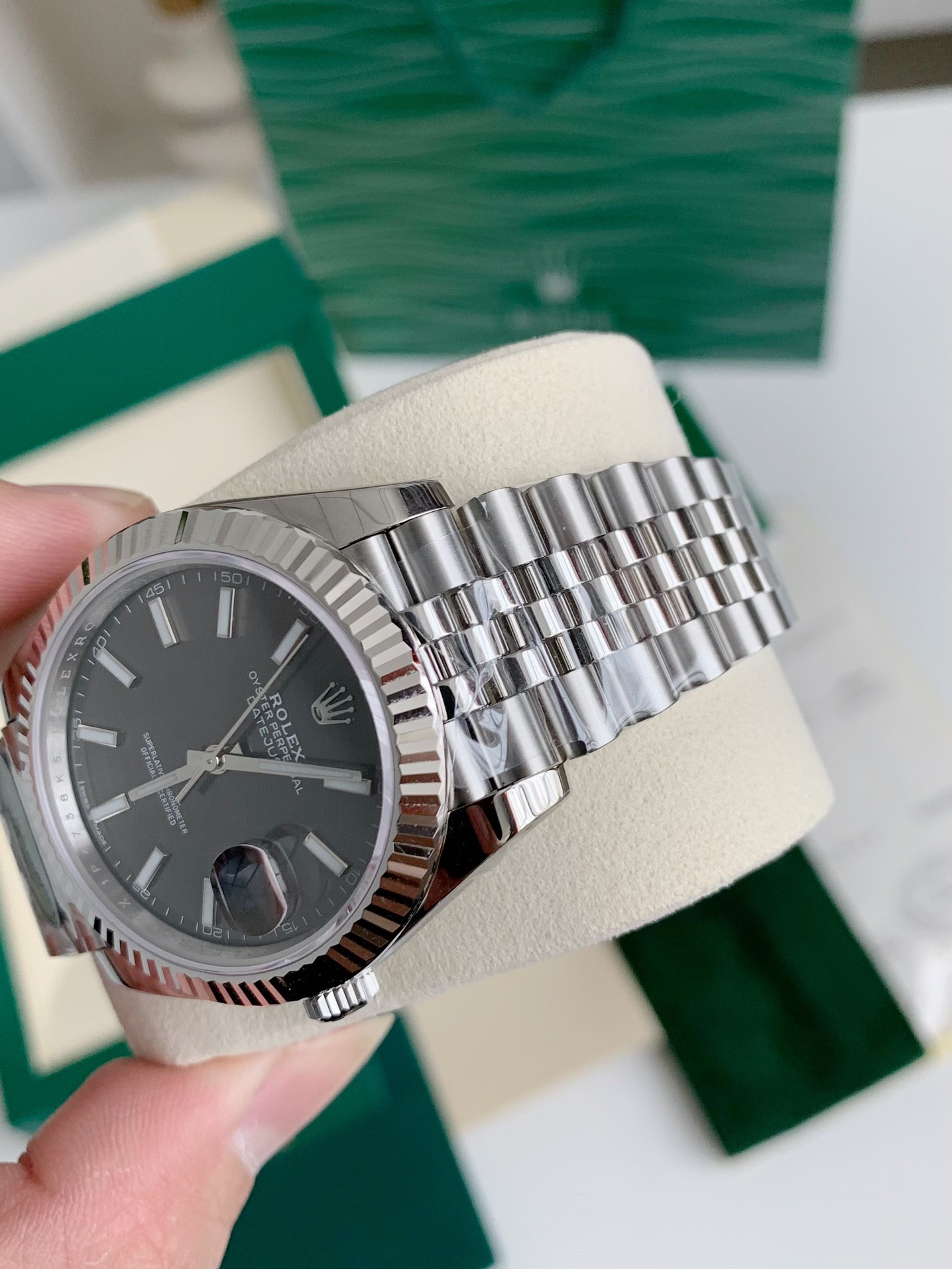 「#1281」Rolex RE Log Men's Watch 41mm - Image 5