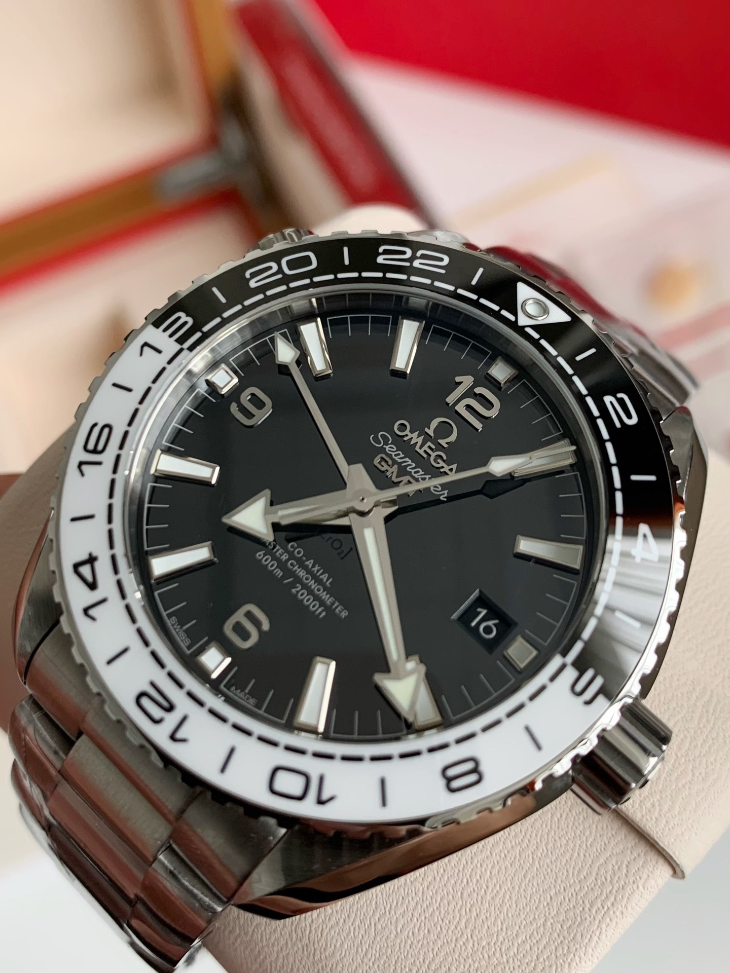 「#2470」Omega Seahorse Series Ocean Cosmos Cup 600-meter dive wristwatch,43.5mm - Image 3