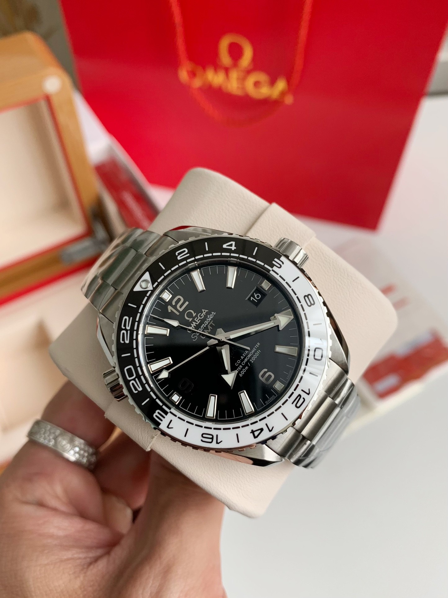 「#2470」Omega Seahorse Series Ocean Cosmos Cup 600-meter dive wristwatch,43.5mm - Image 2