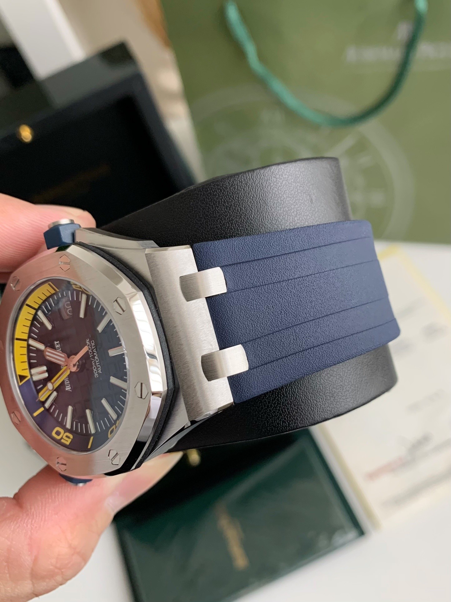 「#1487」Audemars Piguet Royal Oak Offshore series mechanical men’s Watch V 8 version, Color series - Image 4