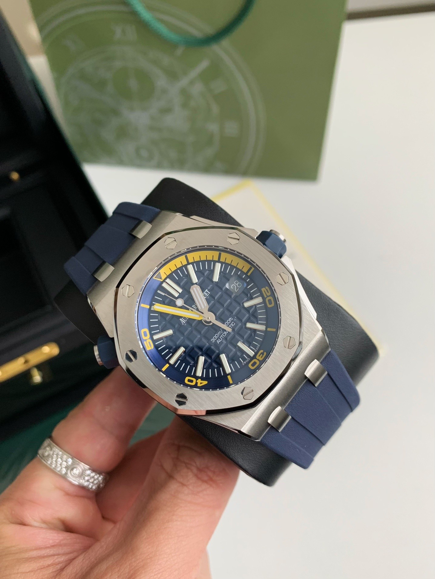 「#1487」Audemars Piguet Royal Oak Offshore series mechanical men’s Watch V 8 version, Color series - Image 2