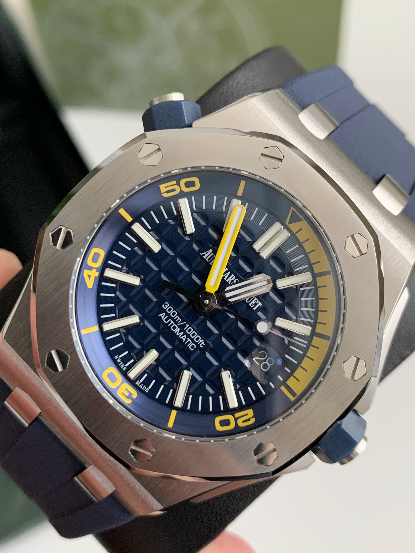 「#1487」Audemars Piguet Royal Oak Offshore series mechanical men’s Watch V 8 version, Color series - Image 3