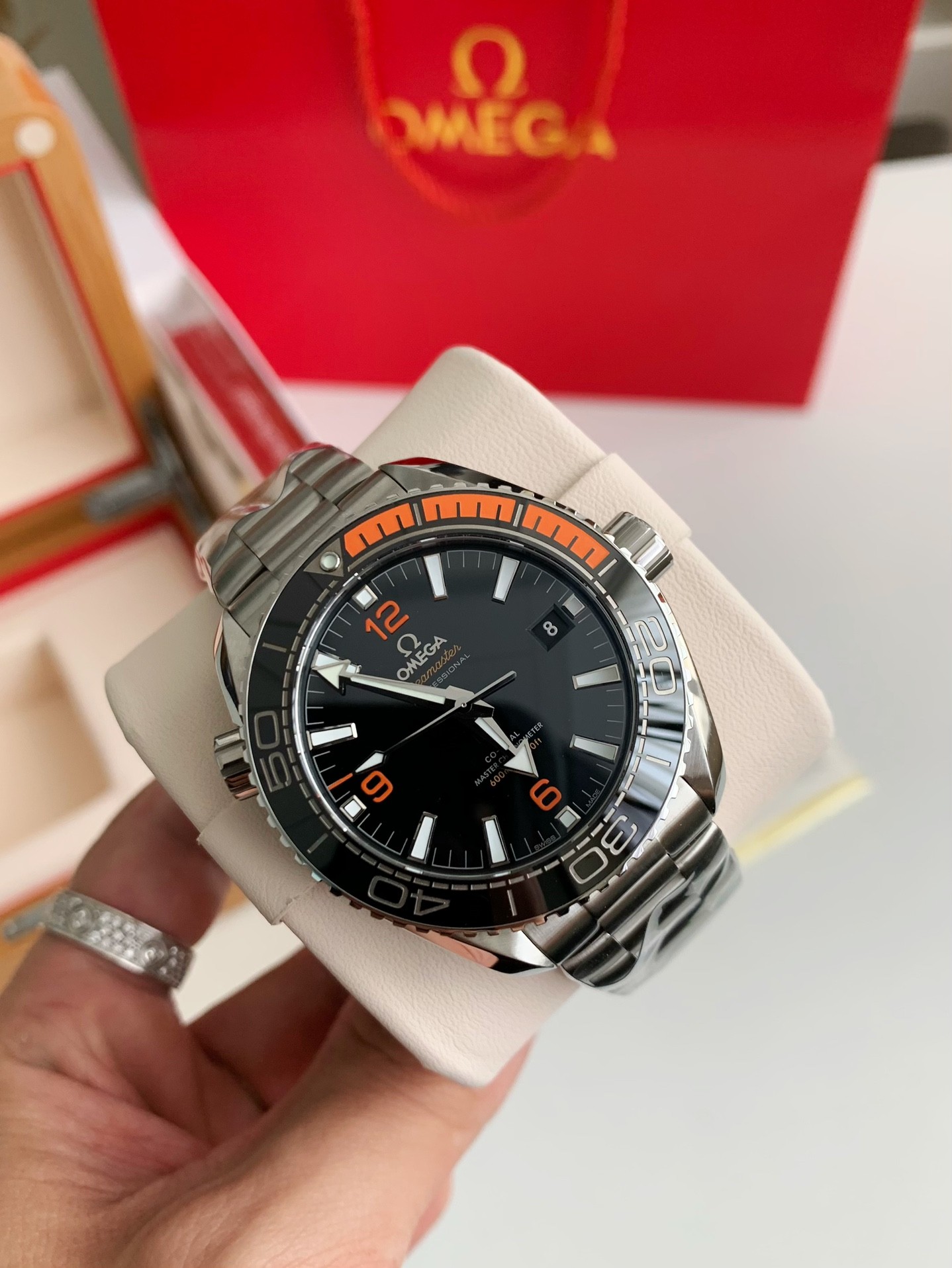 「#2483」Omega Seahorse Series Ocean Cosmos Cup 600-meter dive wristwatch,43.5mm - Image 2