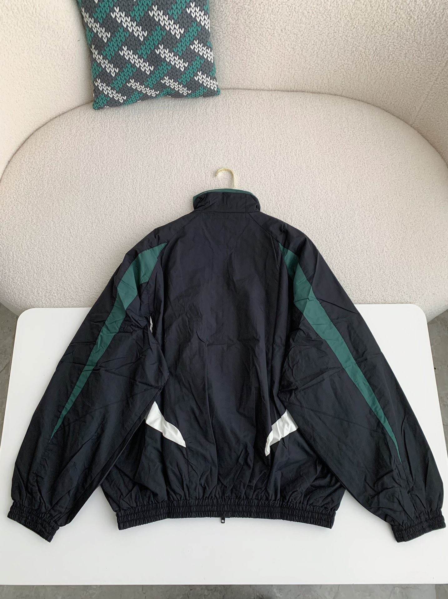 「#1069」Balenciaga sports patchwork jacket - Image 6
