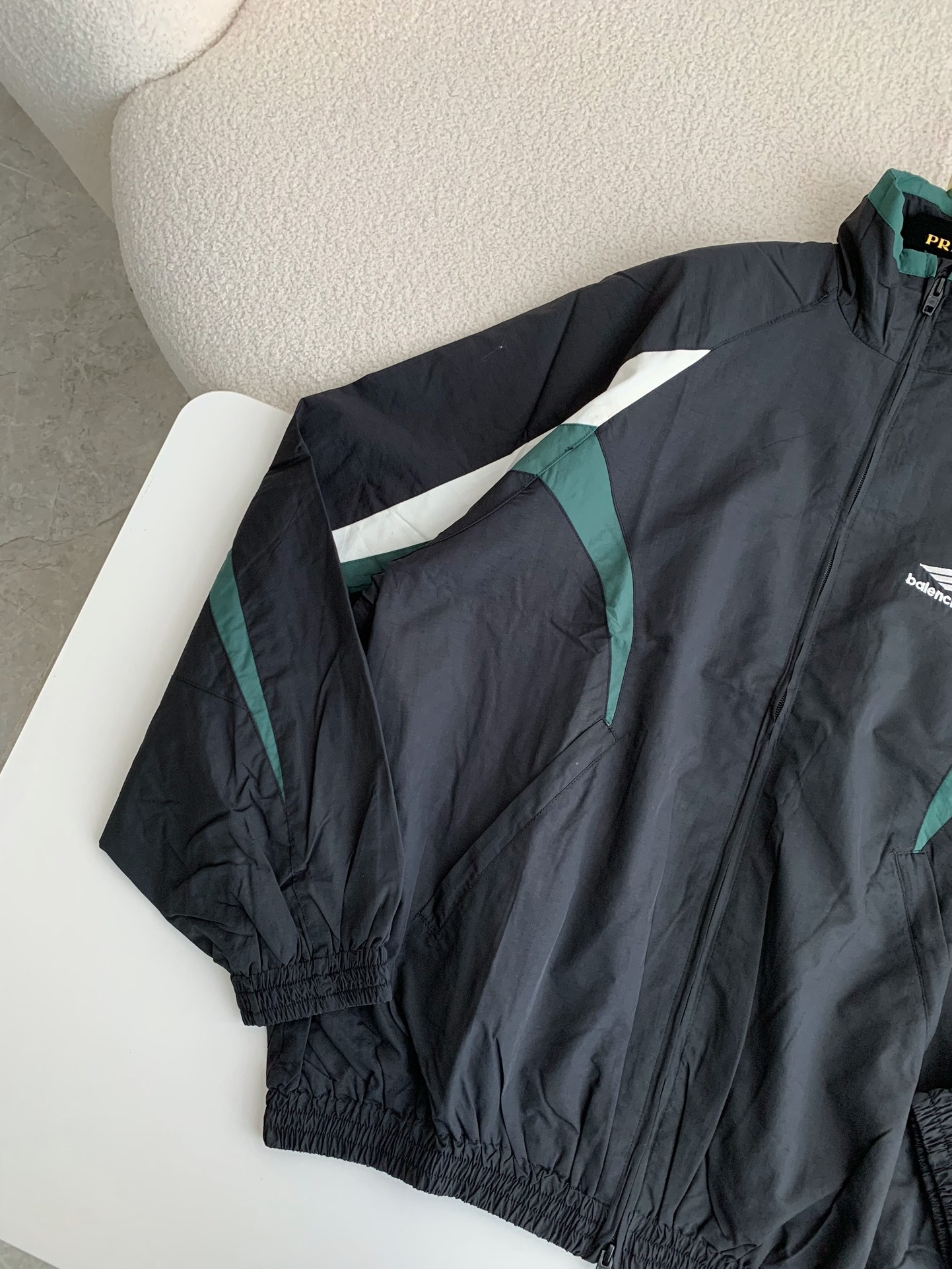 「#1069」Balenciaga sports patchwork jacket - Image 3