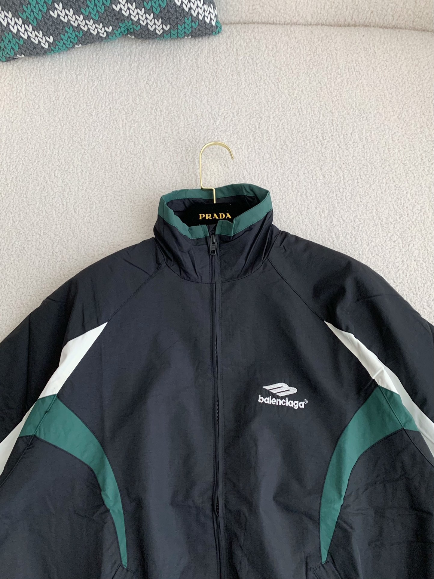 「#1069」Balenciaga sports patchwork jacket - Image 2