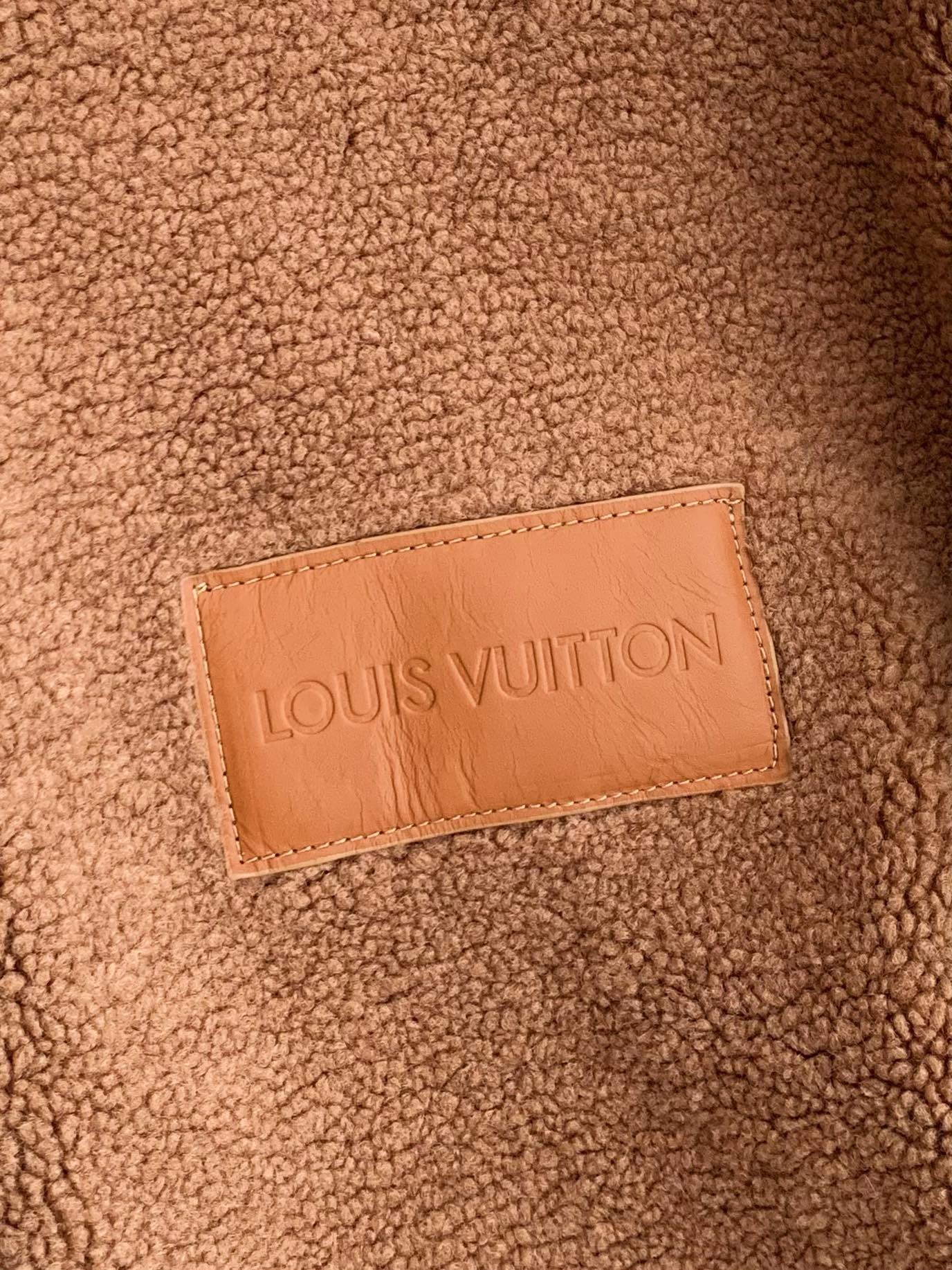「#2520」Louis Vuitton Jacquard vertical collar zipper fleece jacket - Image 5