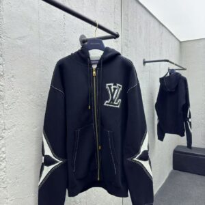 「#2602」Louis Vuitton 4-Leaf Clover Zip-Up Jacket