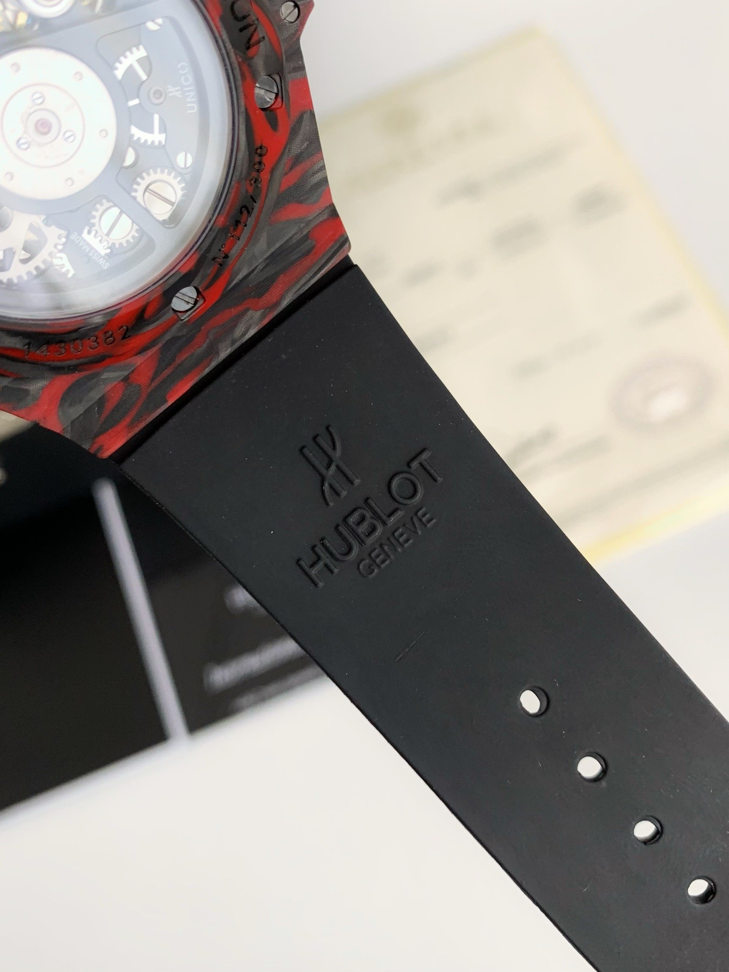 「#2610」Hublot big bang series limited edition carbon fiber watch - Image 8
