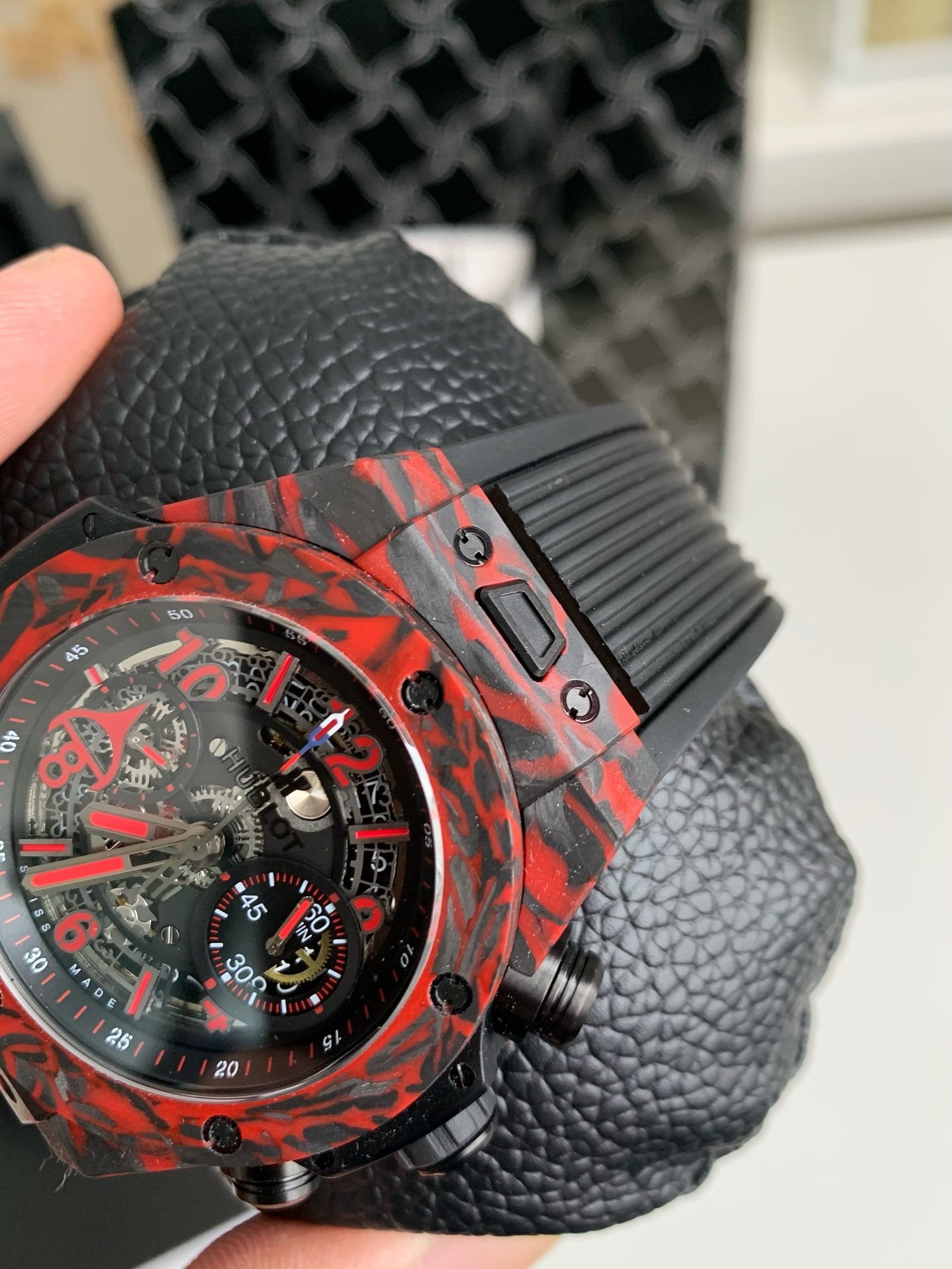 「#2610」Hublot big bang series limited edition carbon fiber watch - Image 6
