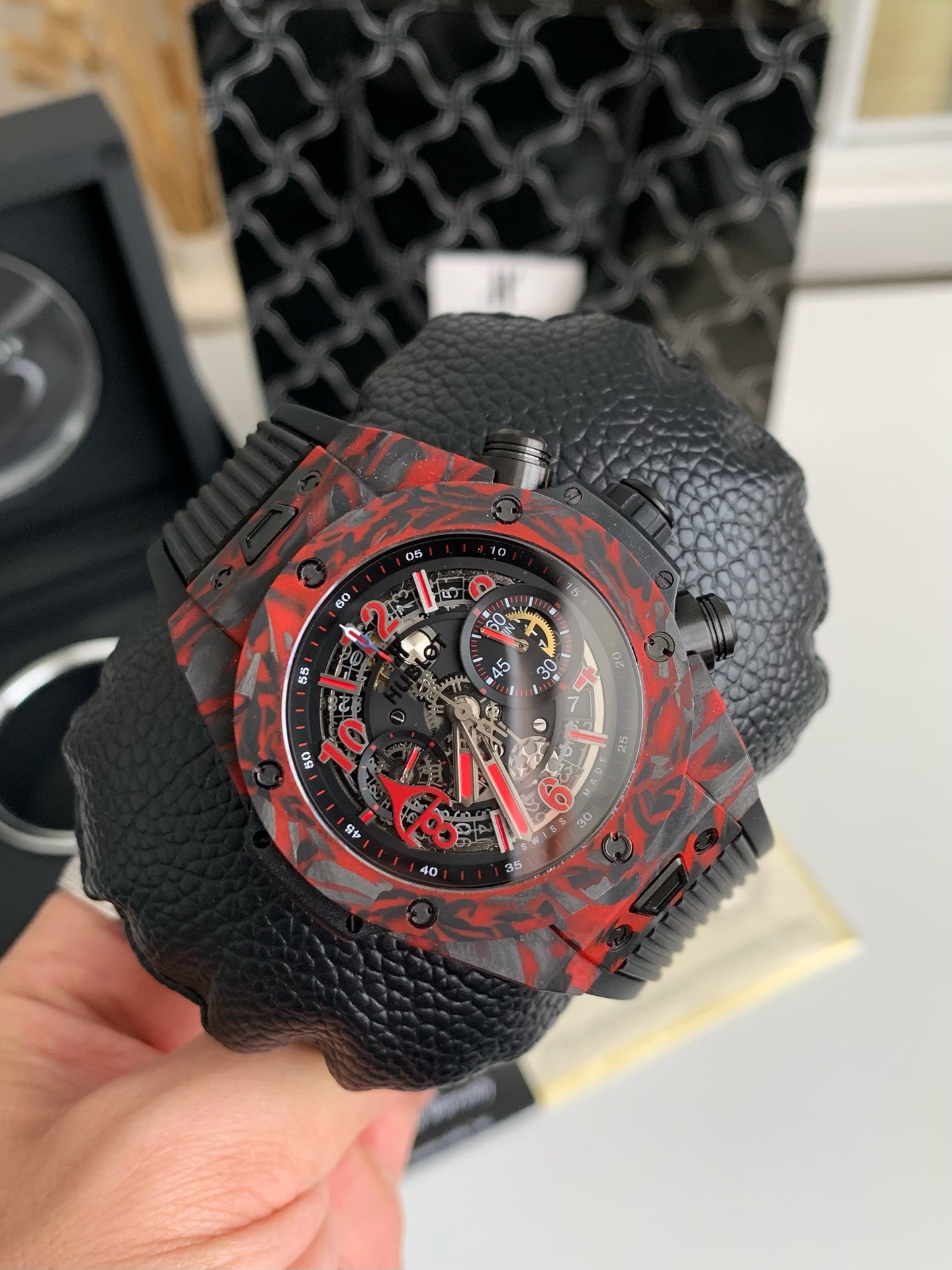 「#2610」Hublot big bang series limited edition carbon fiber watch - Image 2