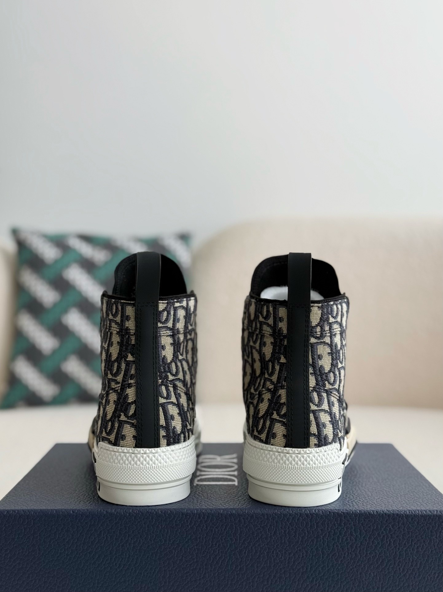 「#2621」Dior B23 logo print high top sneakers - Image 3