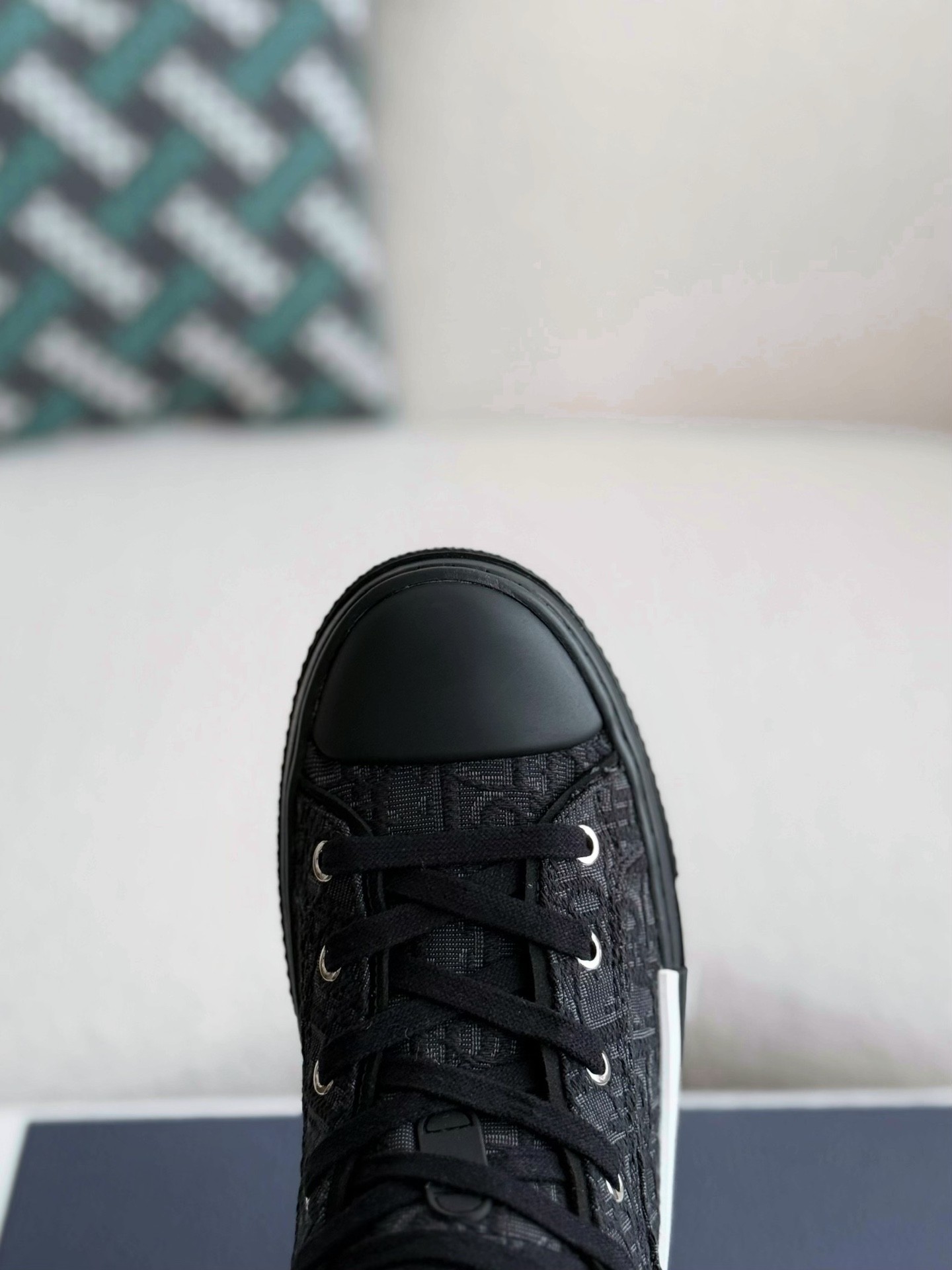 「#2622」Dior B23 logo print high top sneakers - Image 9