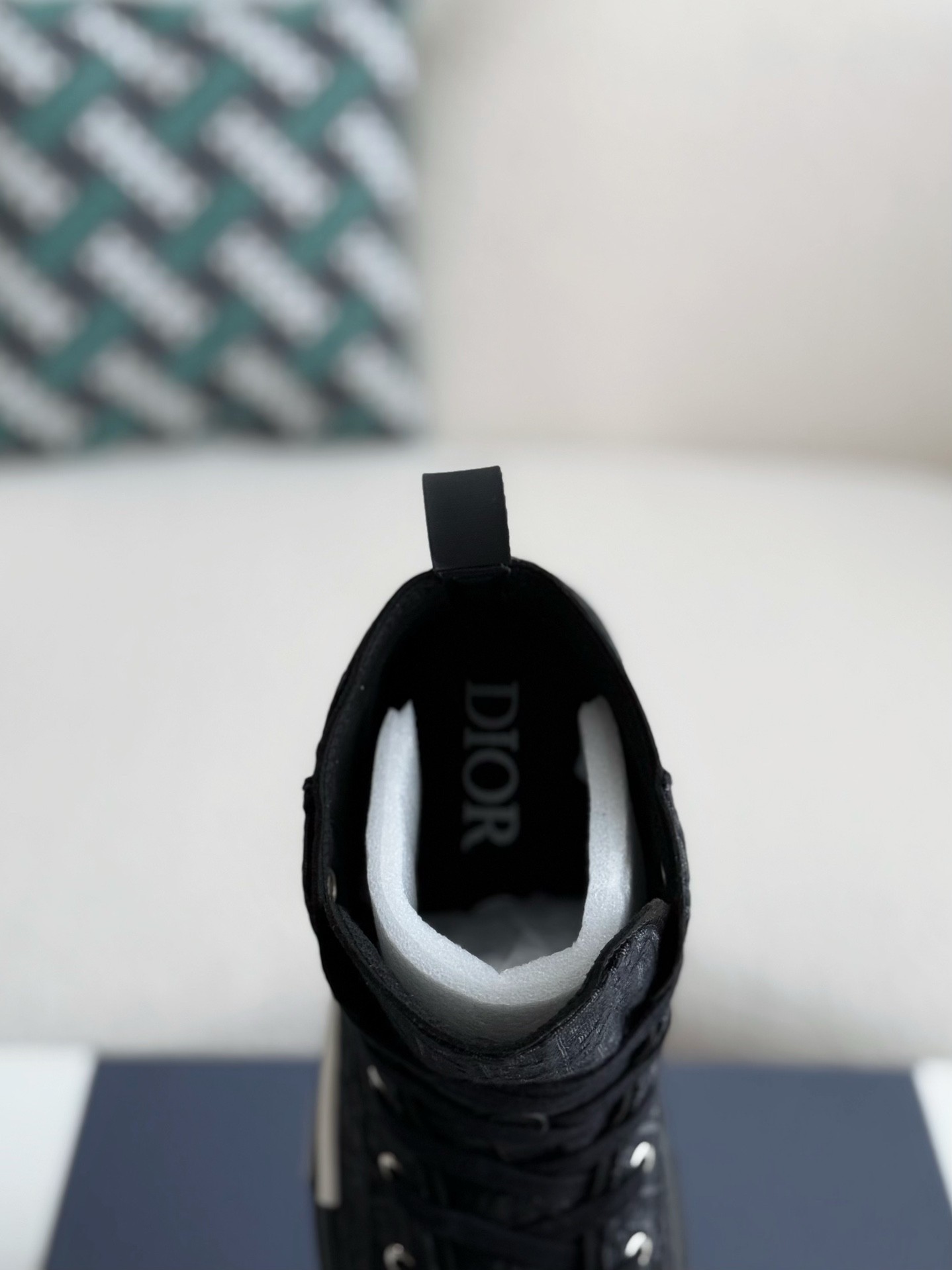 「#2622」Dior B23 logo print high top sneakers - Image 8