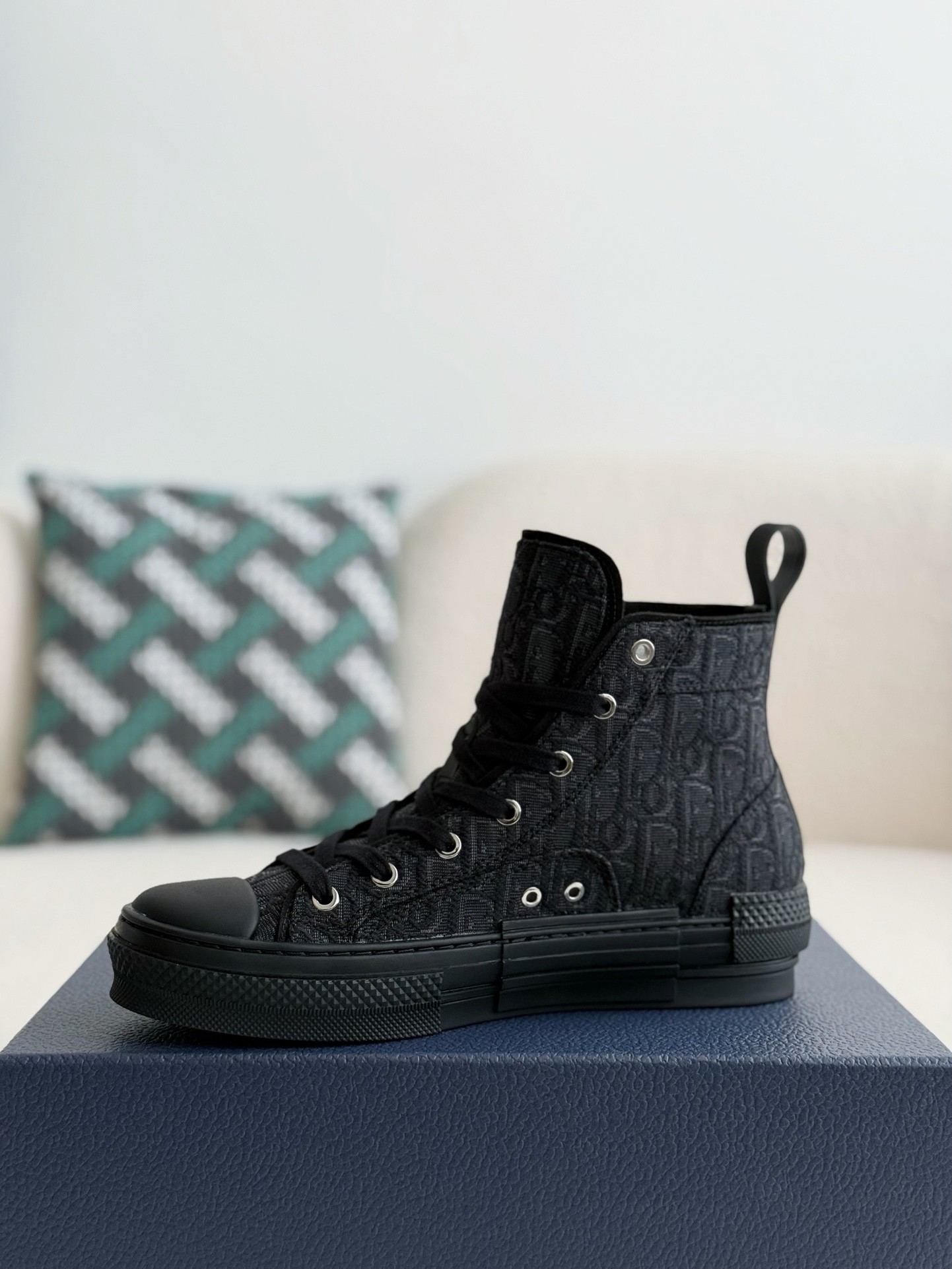 「#2622」Dior B23 logo print high top sneakers - Image 4