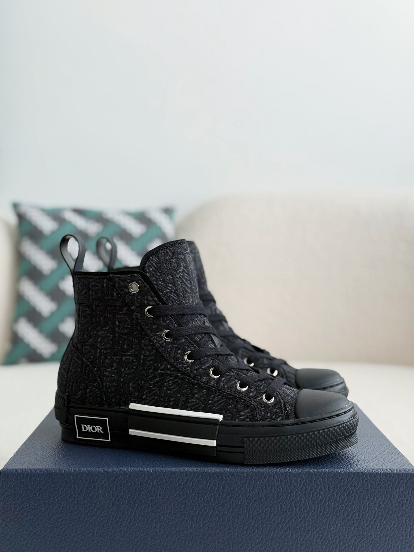 「#2622」Dior B23 logo print high top sneakers - Image 2