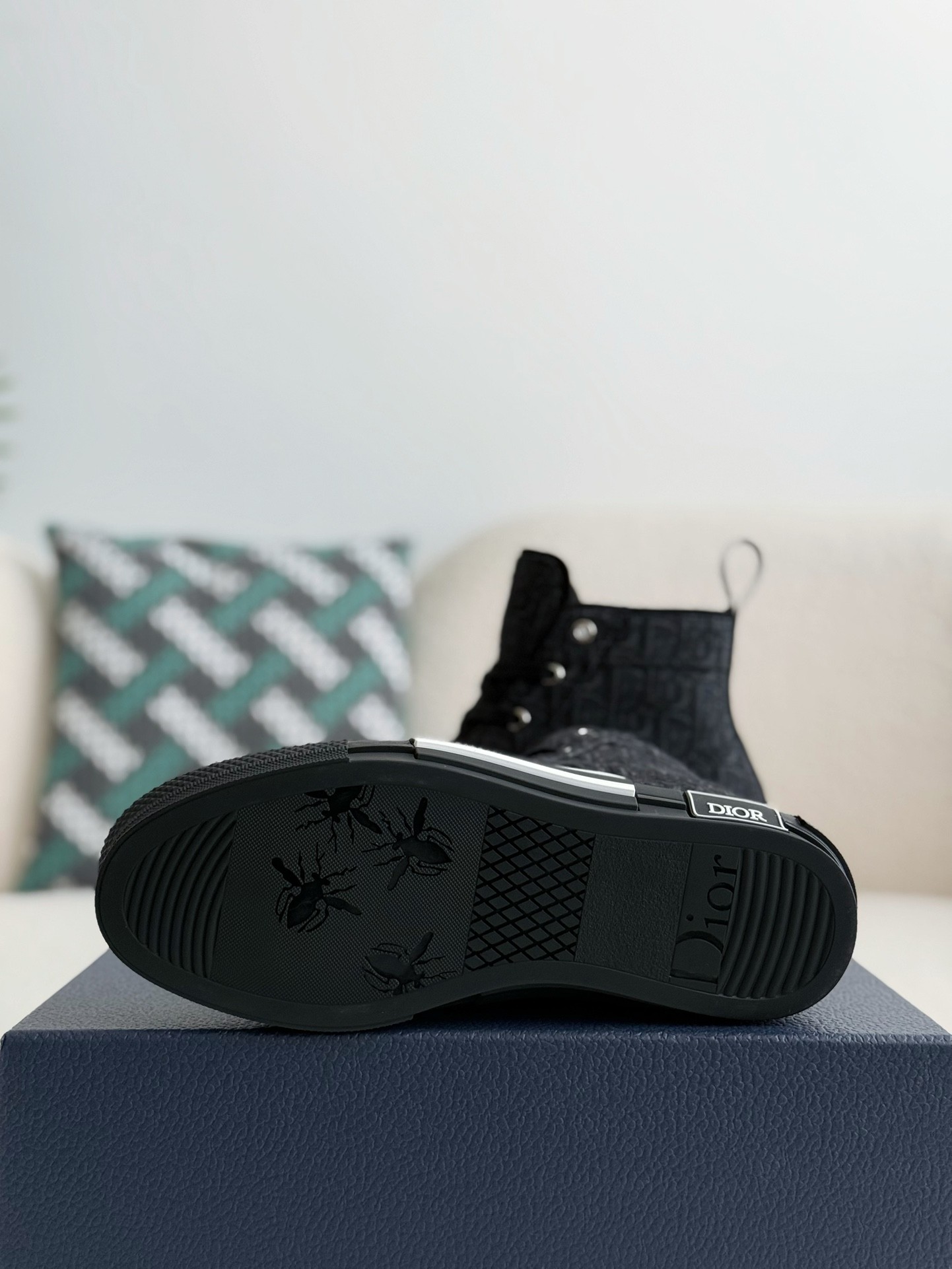 「#2622」Dior B23 logo print high top sneakers - Image 5