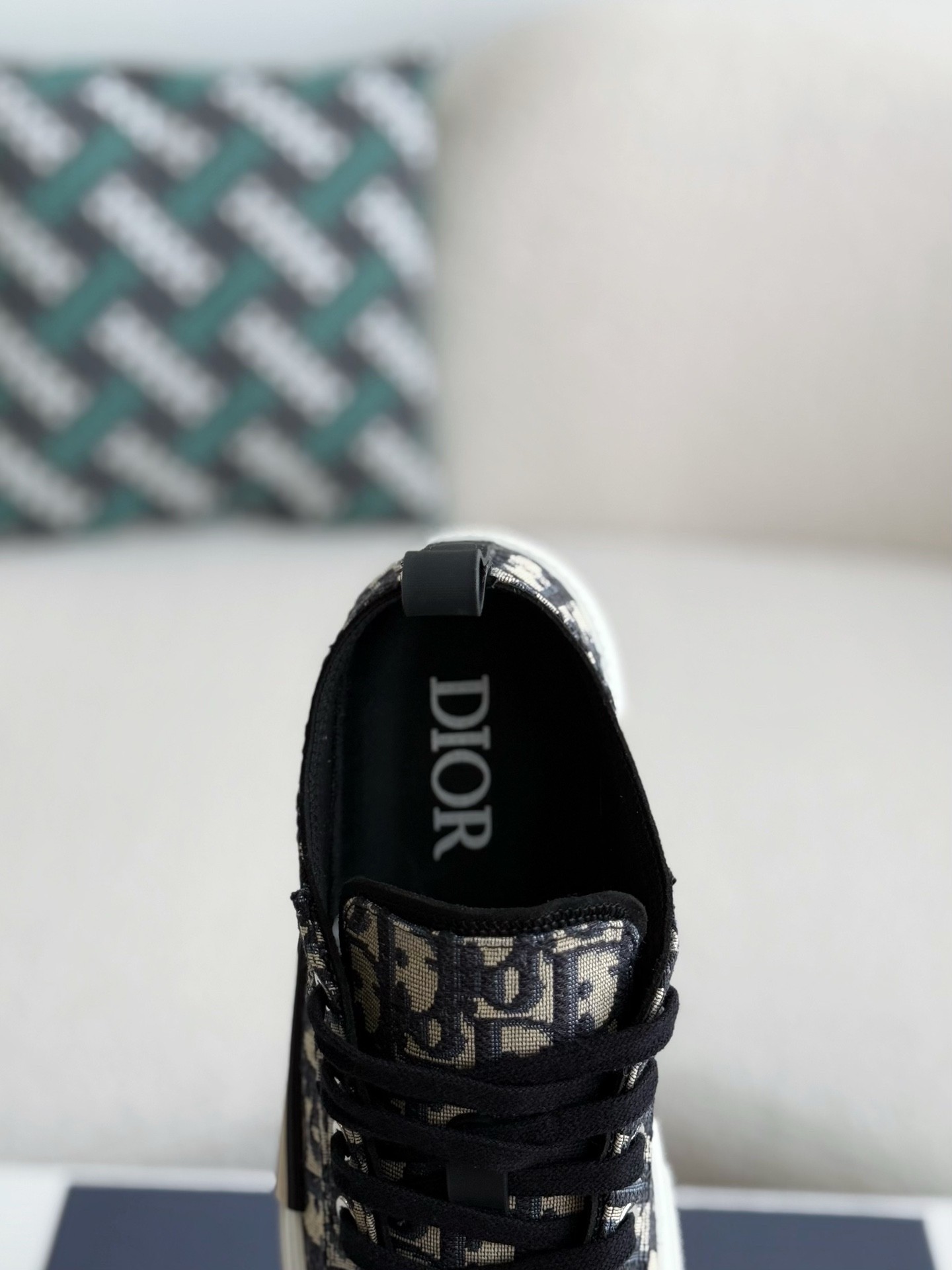 「#2623」Dior B23 logo print low top sneakers - Image 9
