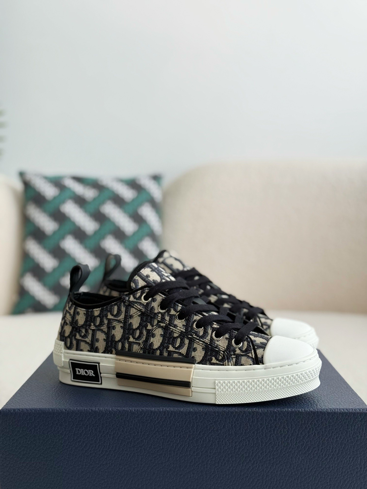 「#2623」Dior B23 logo print low top sneakers - Image 2