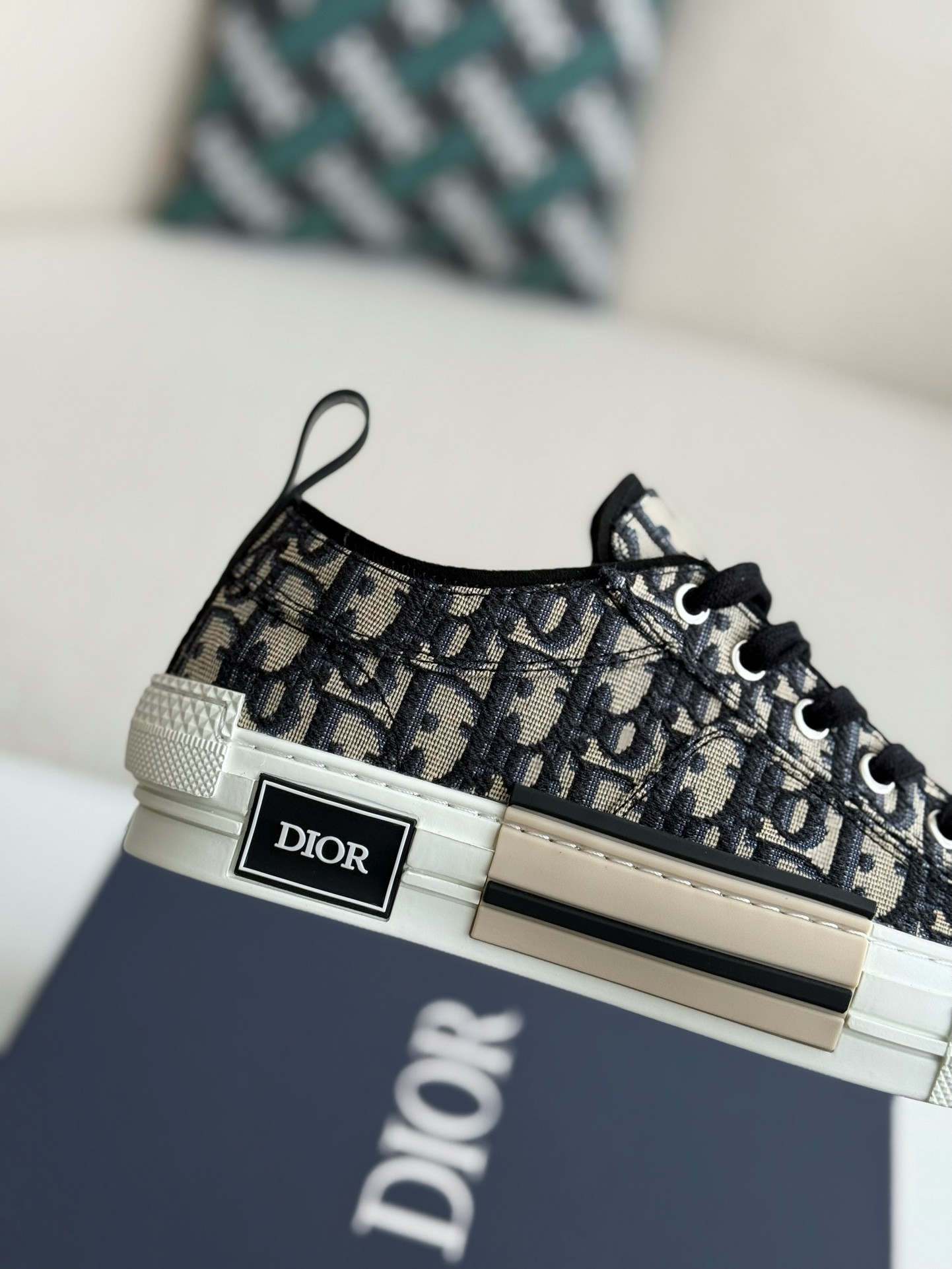 「#2623」Dior B23 logo print low top sneakers - Image 7