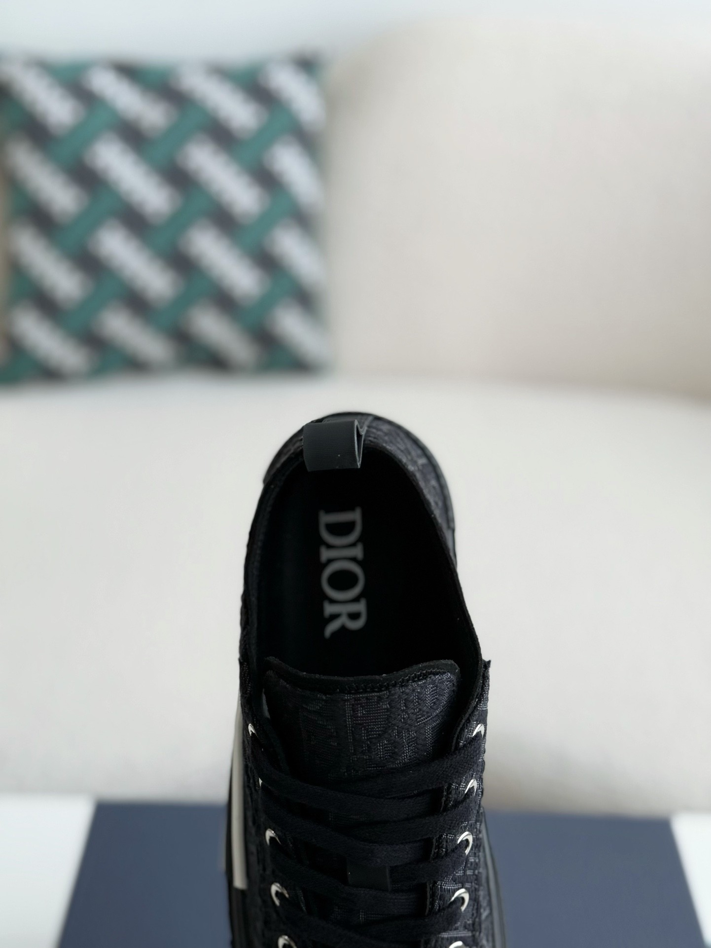 「#2624」Dior B23 logo print low top sneakers - Image 8