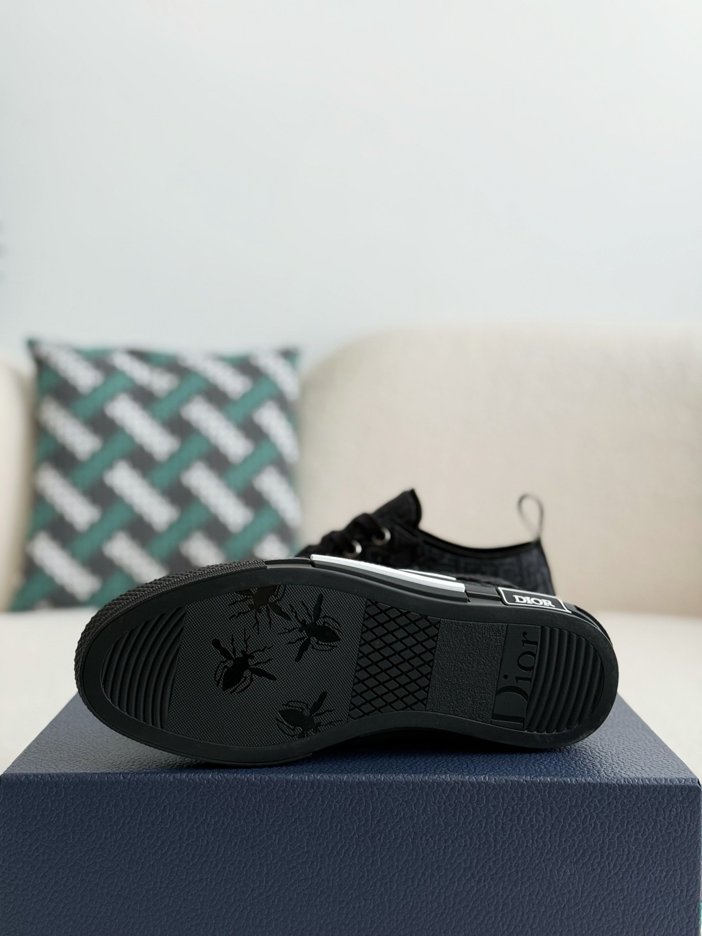 「#2624」Dior B23 logo print low top sneakers - Image 5