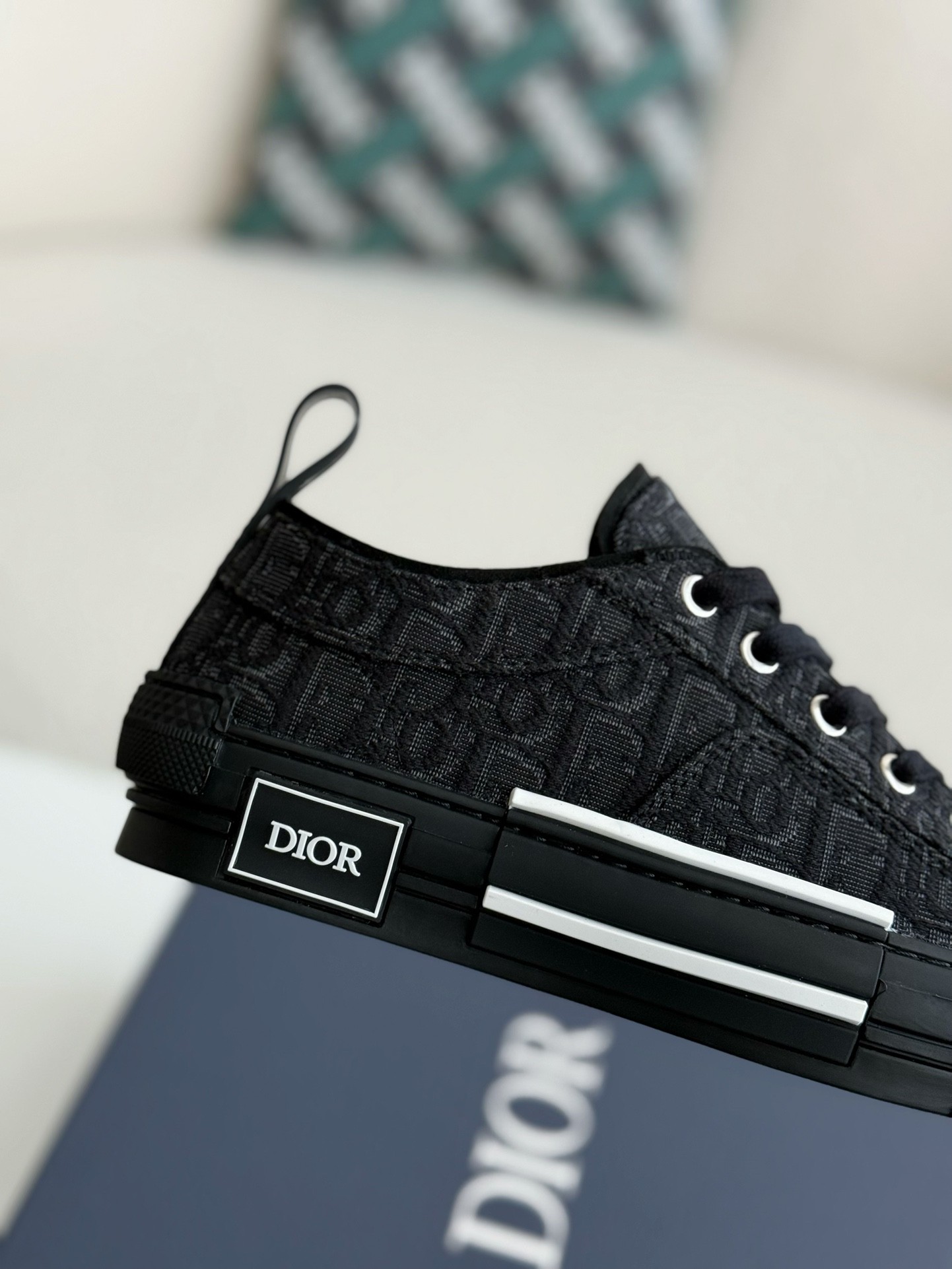 「#2624」Dior B23 logo print low top sneakers - Image 7
