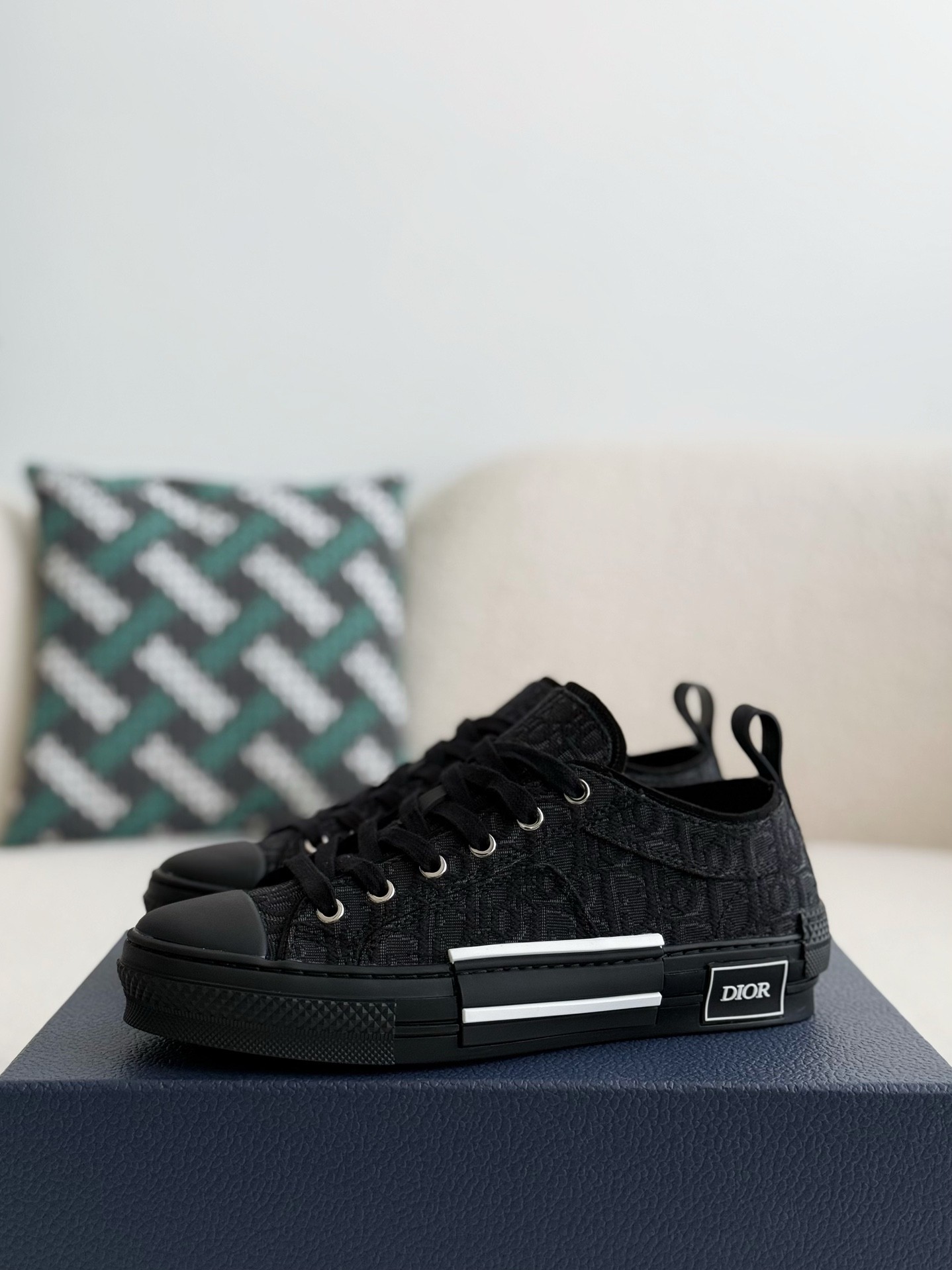 「#2624」Dior B23 logo print low top sneakers